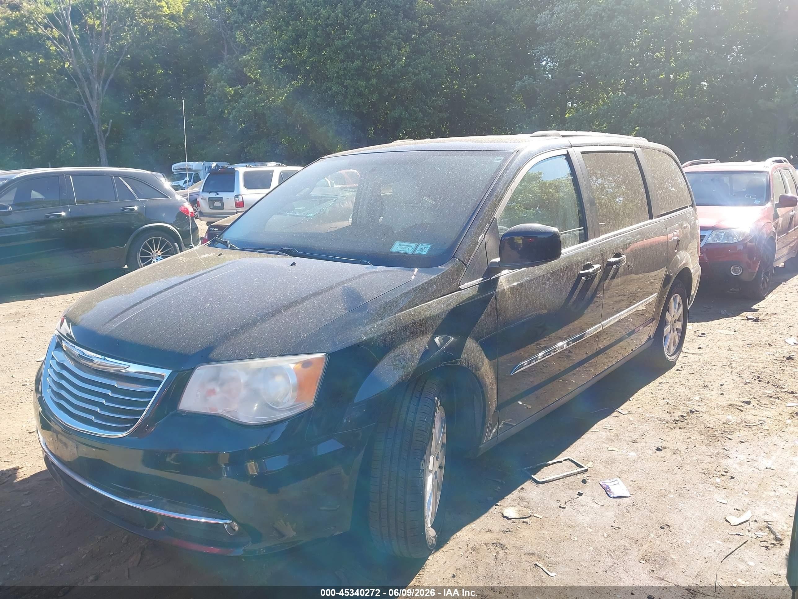 2013 Chrysler Town & Country Touring Black vin: 2C4RC1BG1DR682669