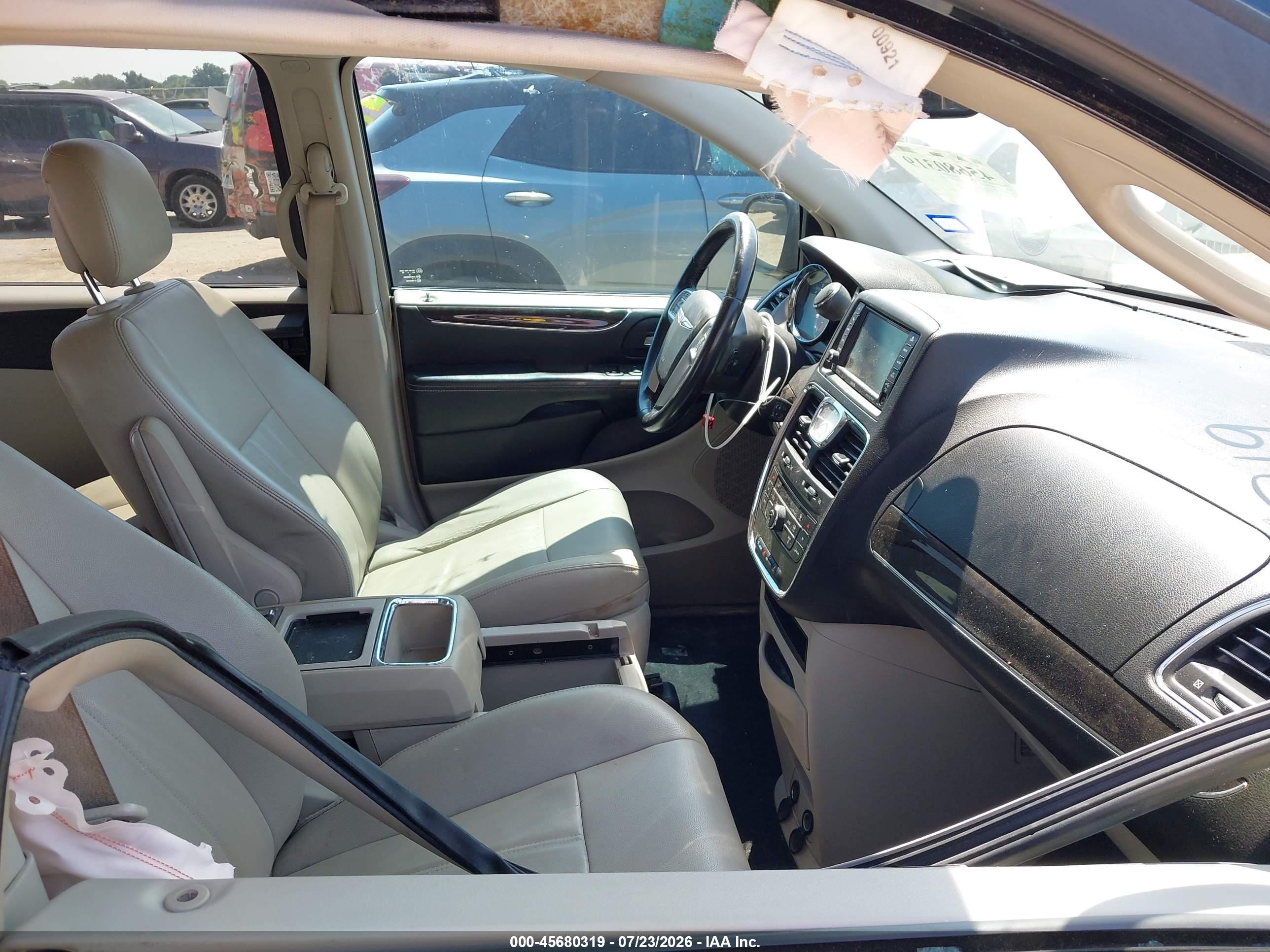 2013 Chrysler Town & Country Touring Black vin: 2C4RC1BG1DR722992