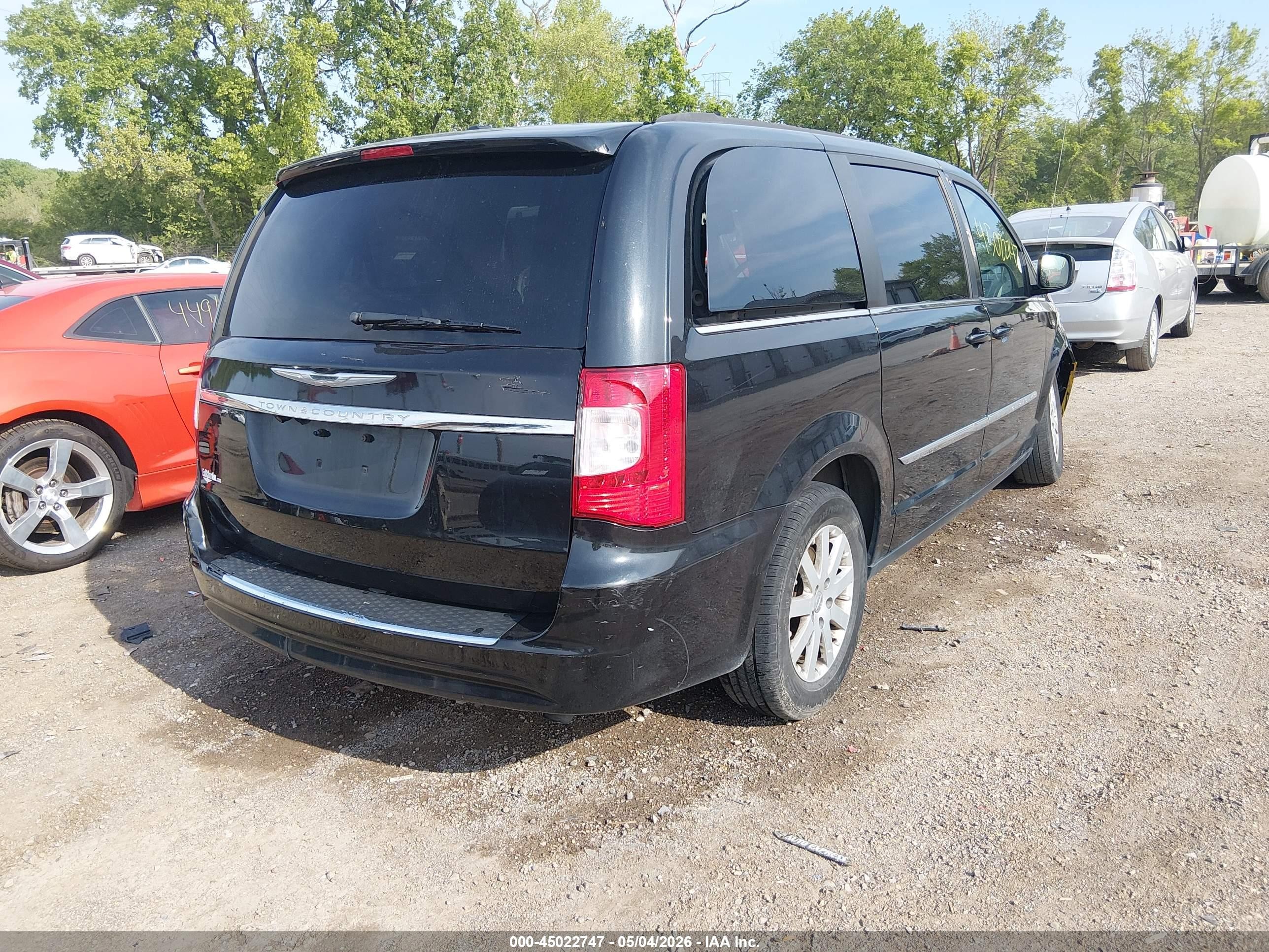 2013 Chrysler Town & Country Touring Black vin: 2C4RC1BG1DR809372