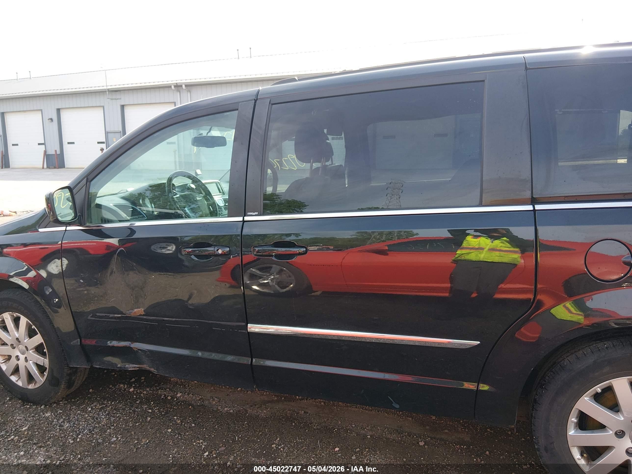 2013 Chrysler Town & Country Touring Black vin: 2C4RC1BG1DR809372