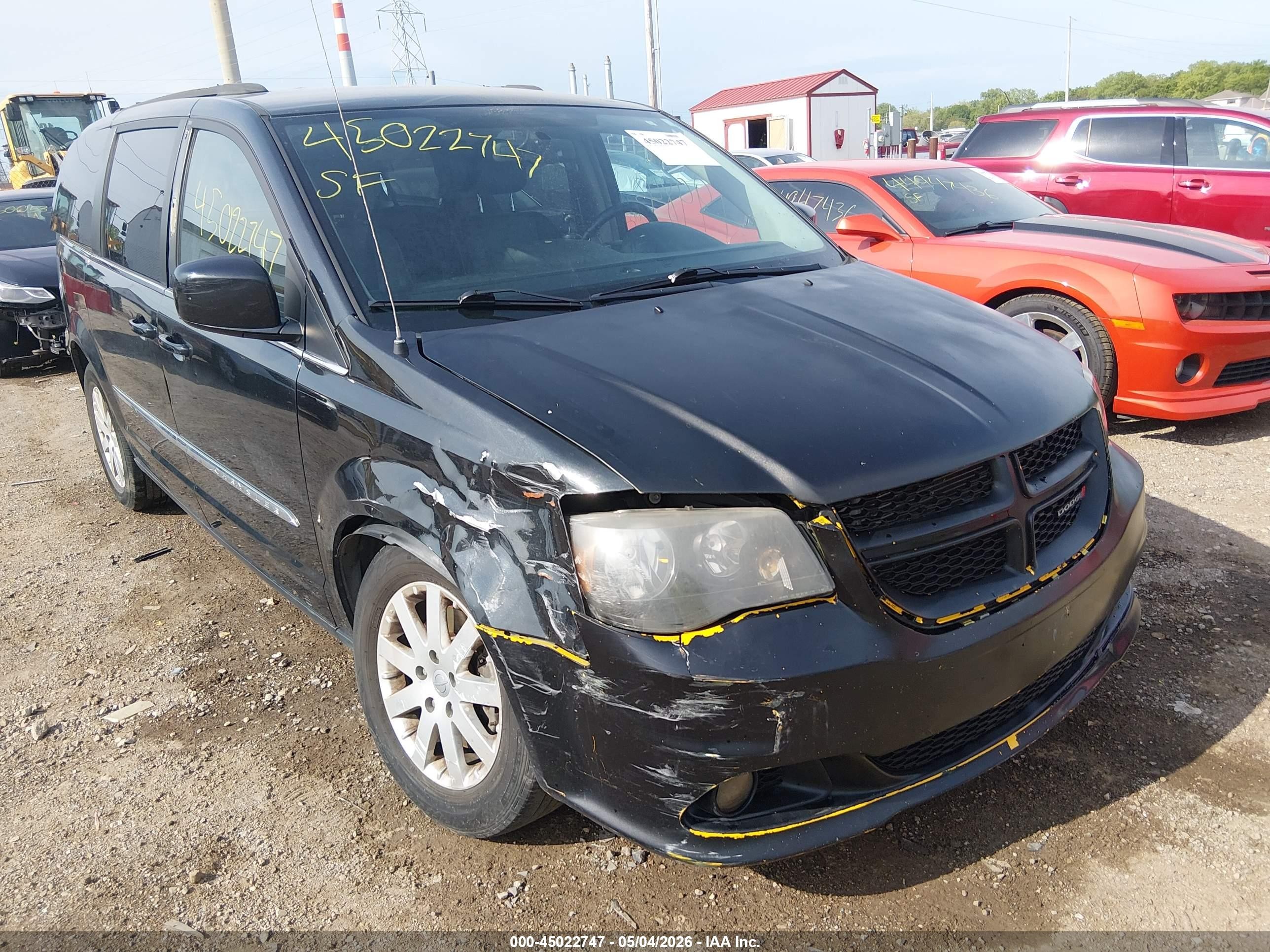 2013 Chrysler Town & Country Touring Black vin: 2C4RC1BG1DR809372