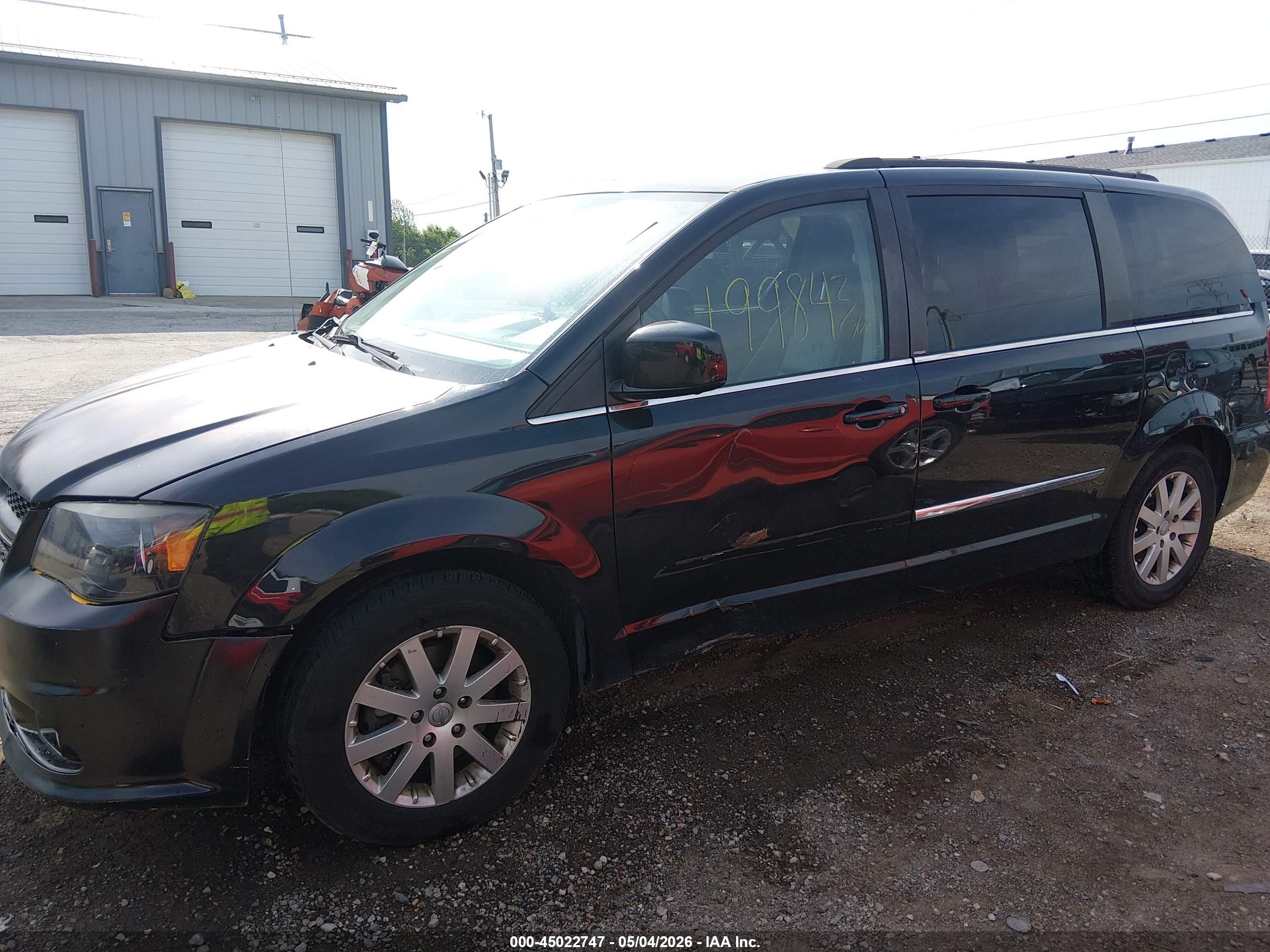 2013 Chrysler Town & Country Touring Black vin: 2C4RC1BG1DR809372