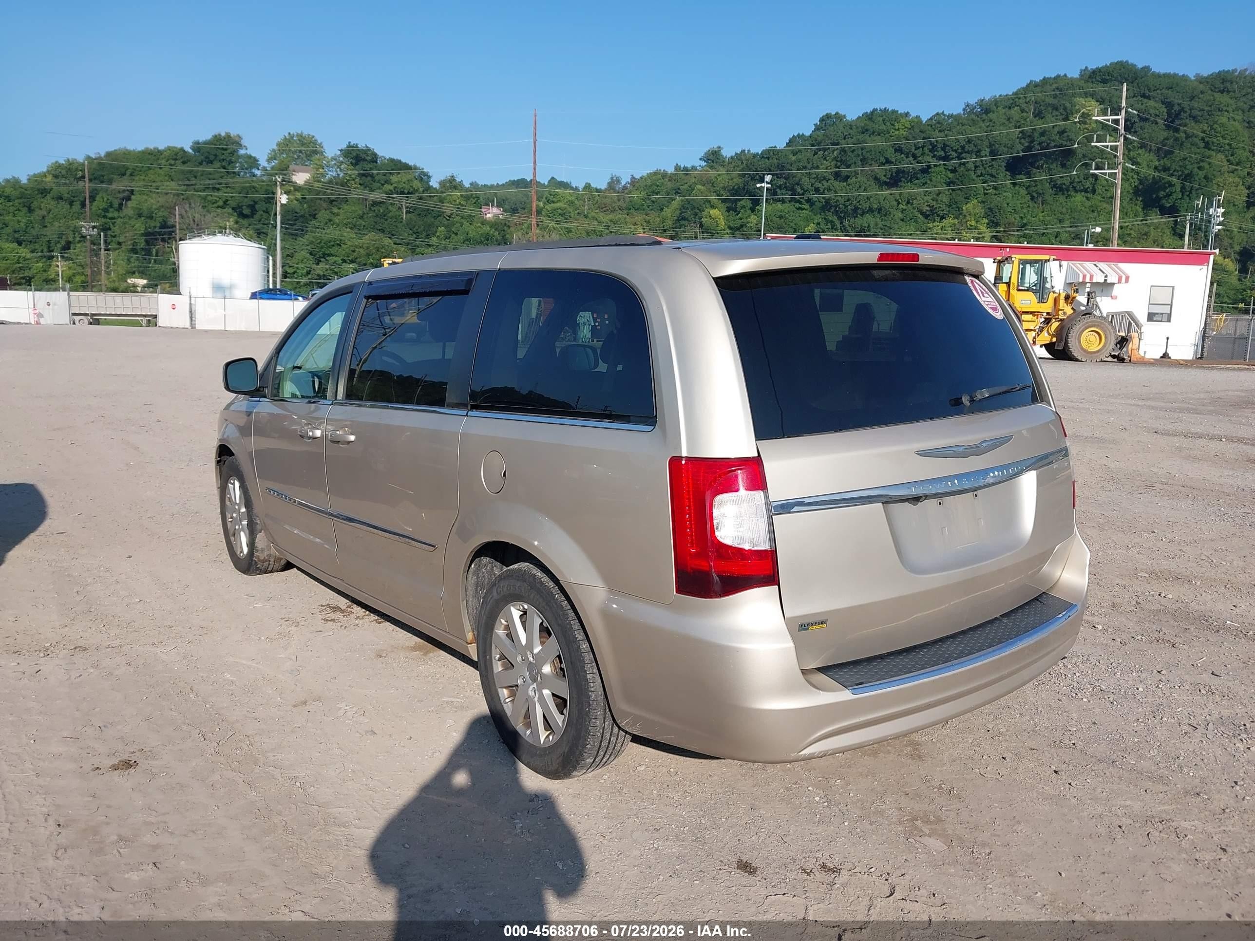 2014 Chrysler Town & Country Touring Бежевый vin: 2C4RC1BG1ER218623