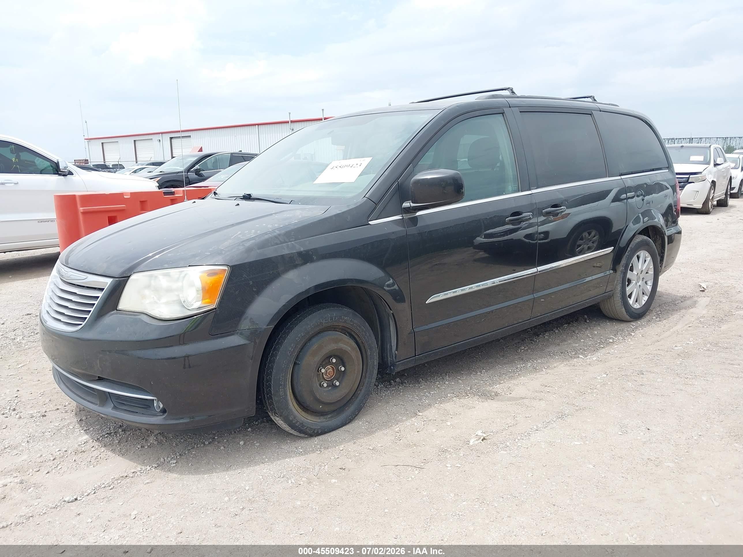 2014 Chrysler Town & Country Touring Black vin: 2C4RC1BG1ER219206