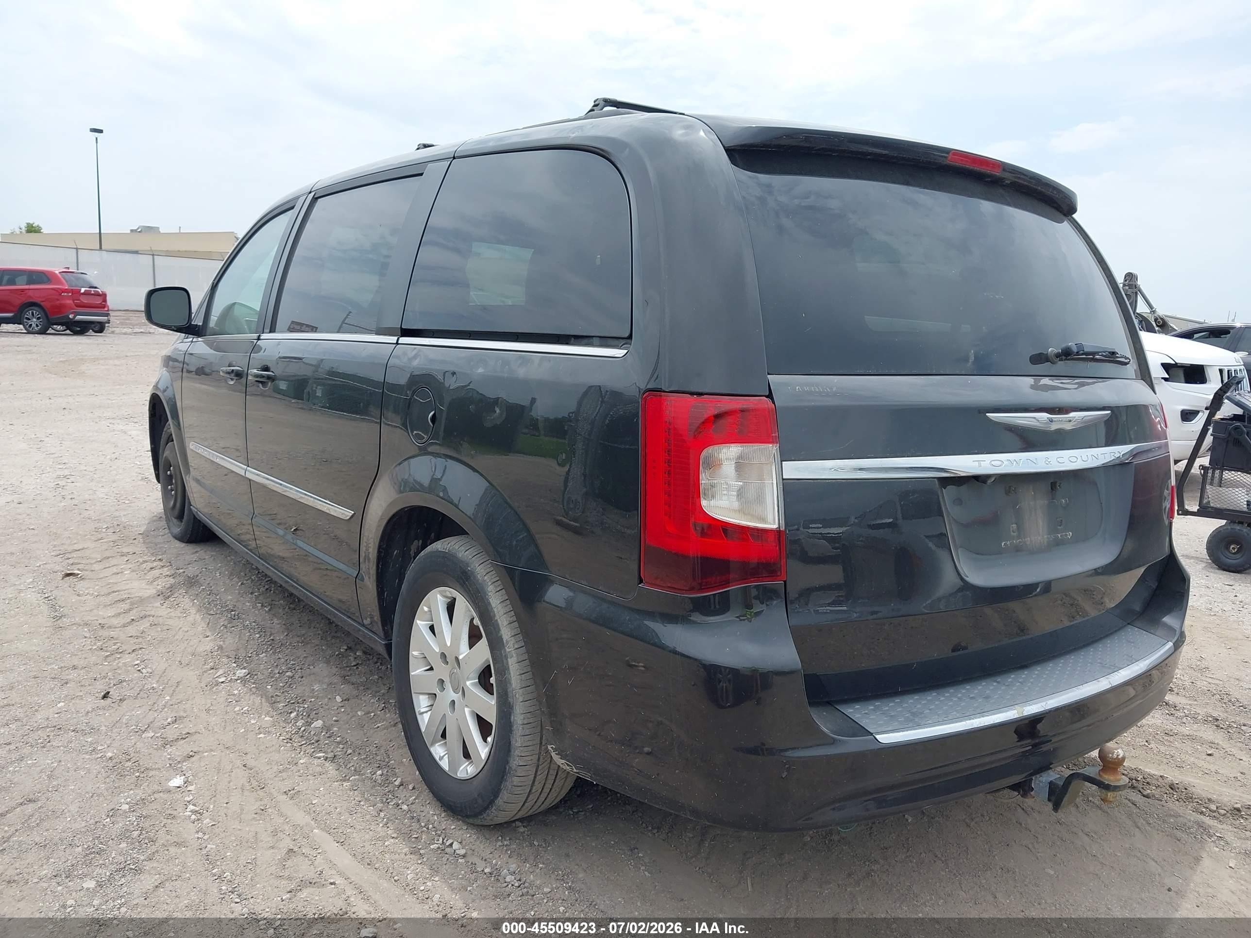 2014 Chrysler Town & Country Touring Black vin: 2C4RC1BG1ER219206