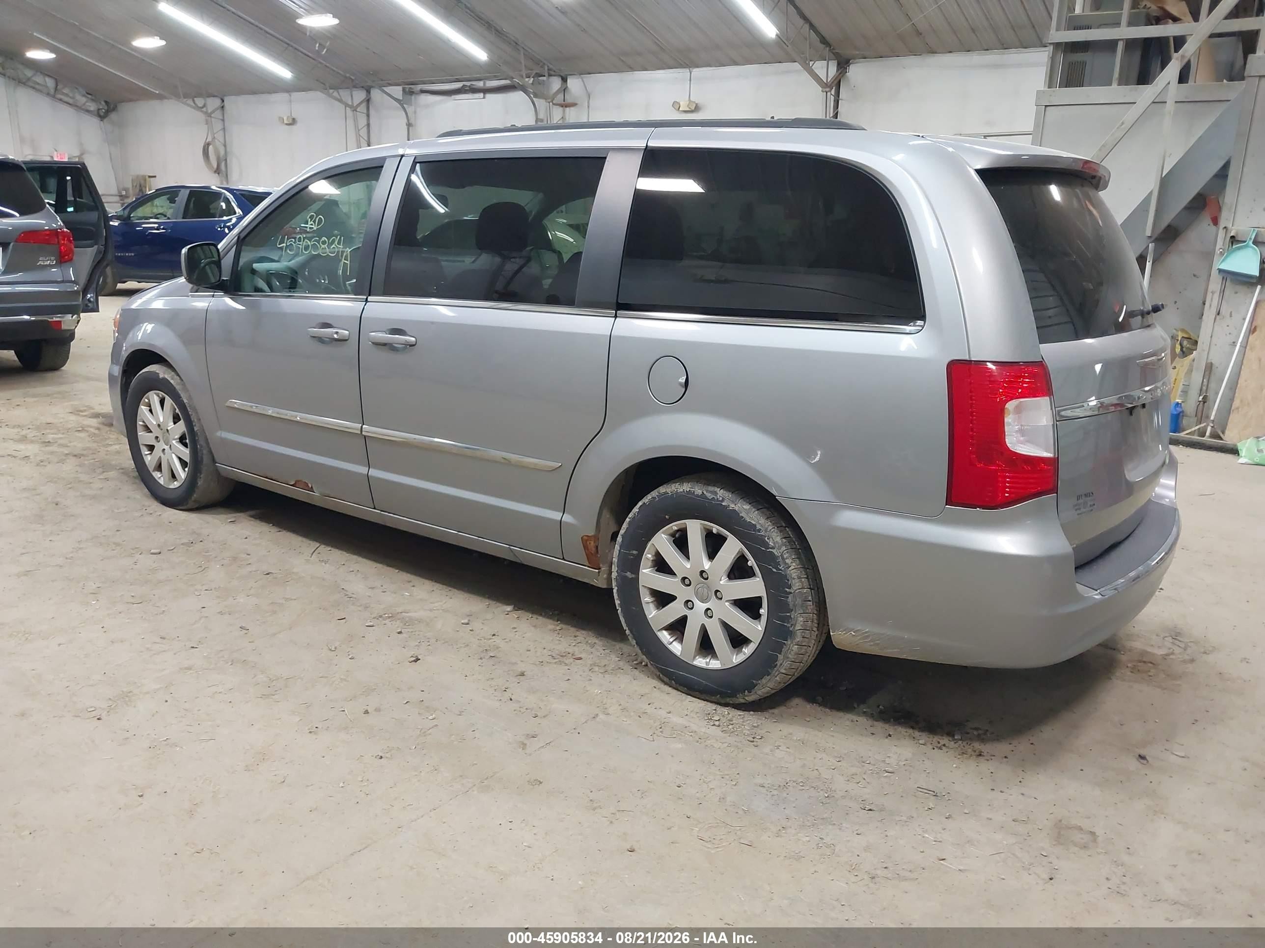 2014 Chrysler Town & Country Touring Серебряный vin: 2C4RC1BG1ER221439