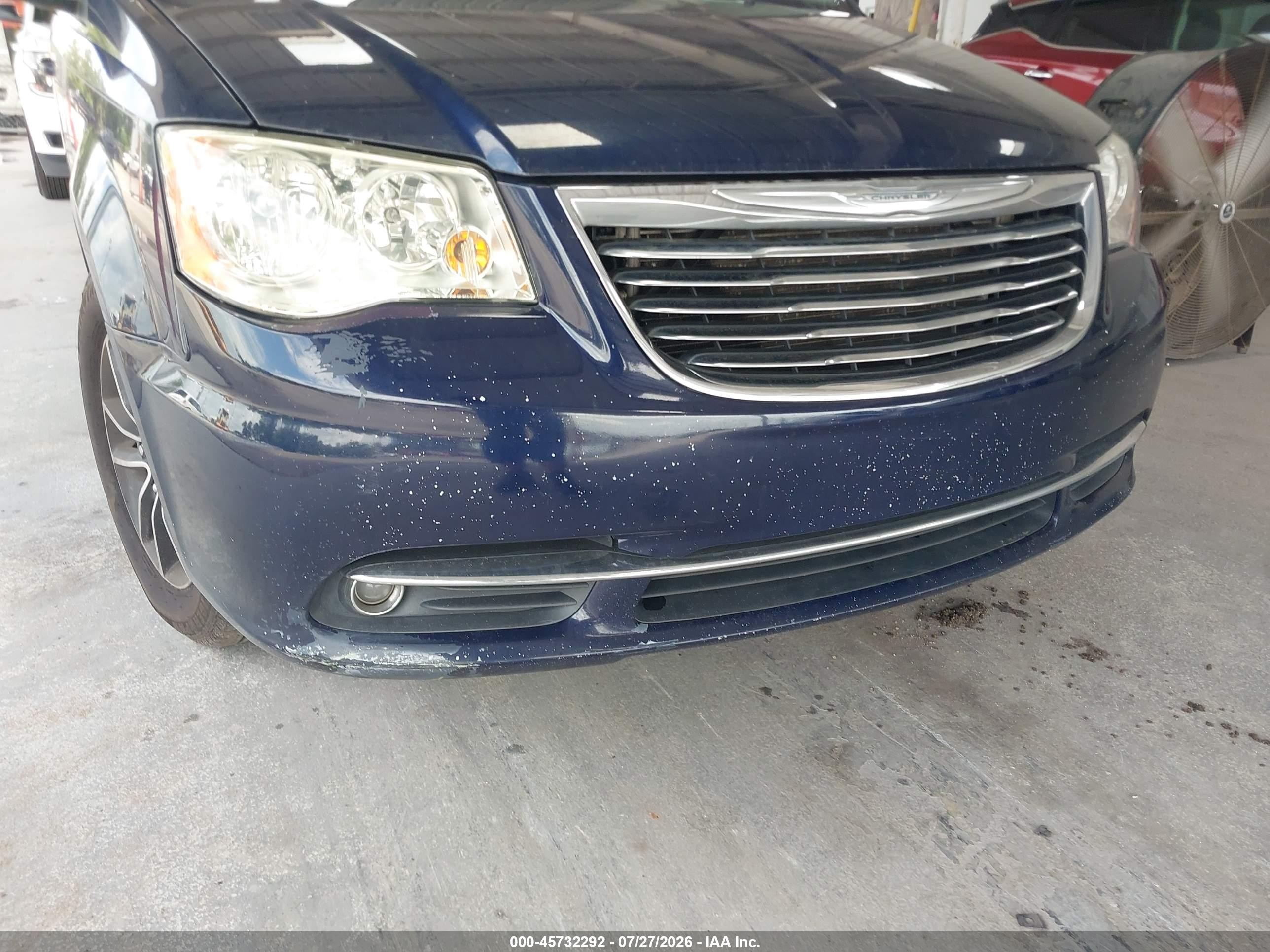 2014 Chrysler Town & Country Touring Синий vin: 2C4RC1BG1ER255770
