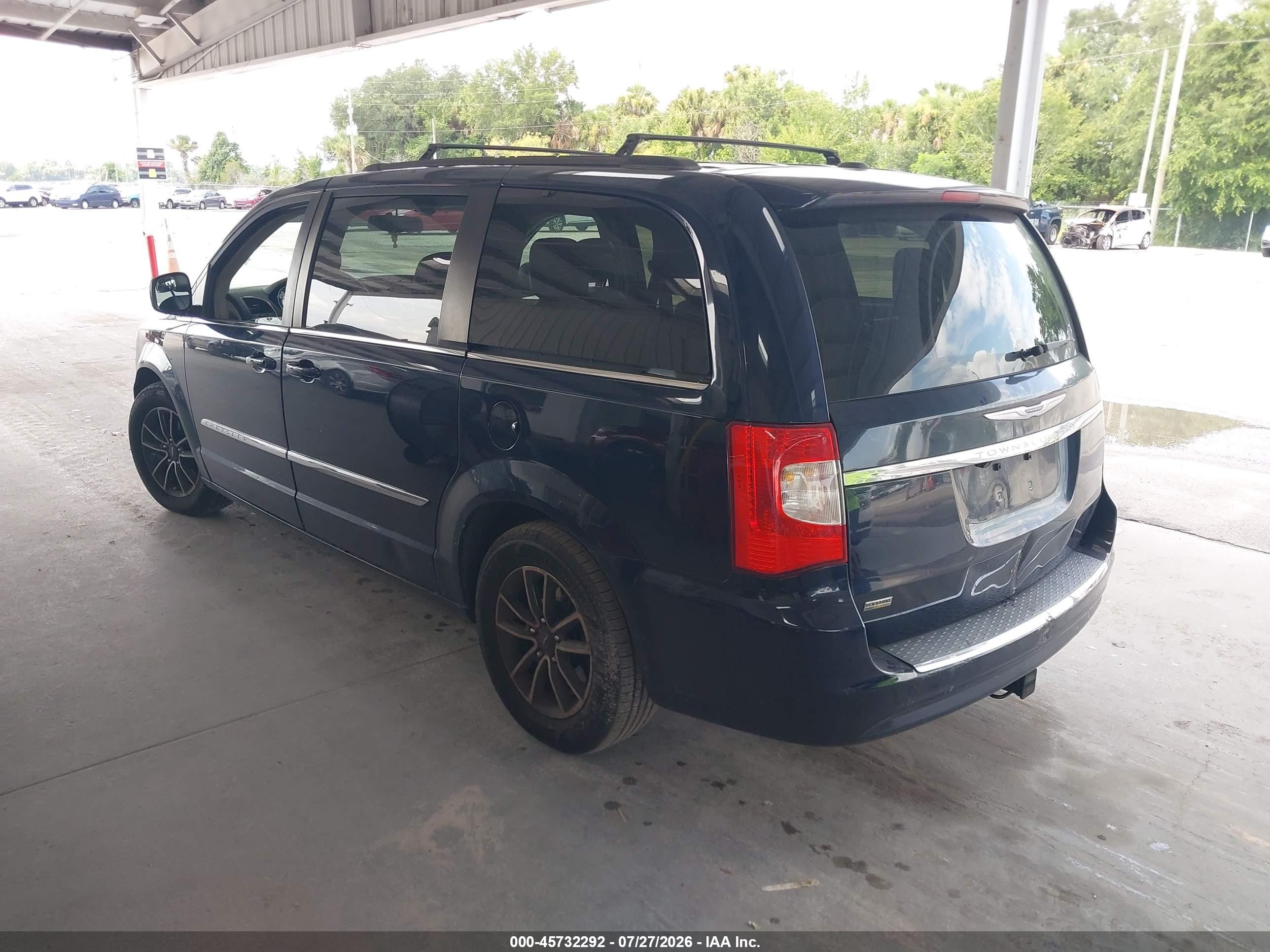 2014 Chrysler Town & Country Touring Синий vin: 2C4RC1BG1ER255770