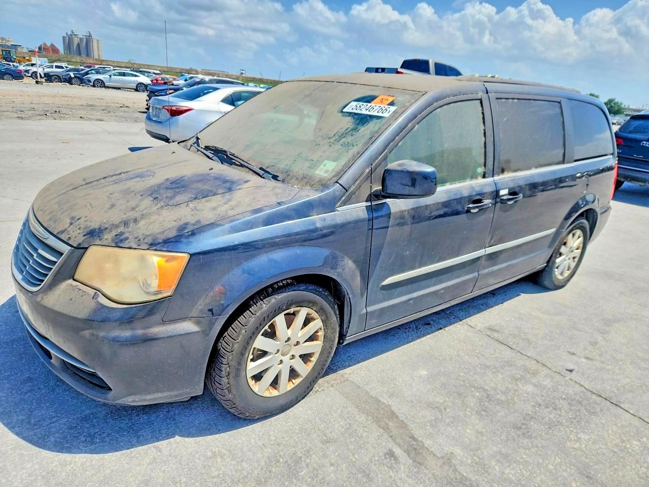 2014 Chrysler Town & Country Touring Синий vin: 2C4RC1BG1ER270849