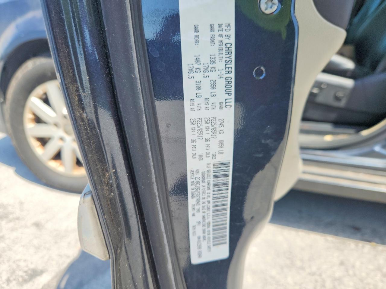 2014 Chrysler Town & Country Touring Blue vin: 2C4RC1BG1ER270849