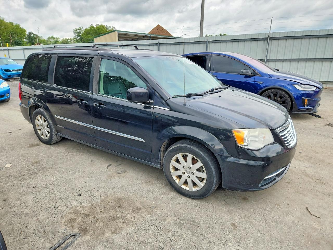 2014 Chrysler Town & Country Touring Черный vin: 2C4RC1BG1ER277946