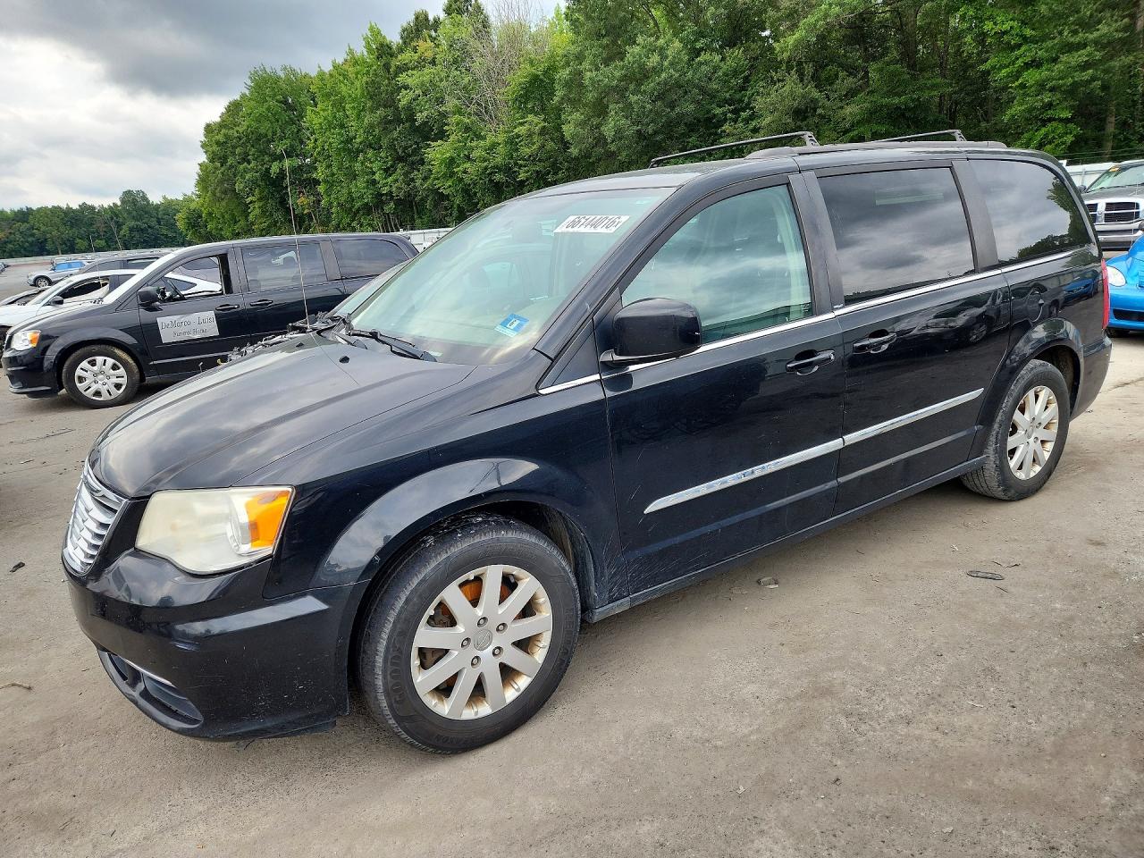 2014 Chrysler Town & Country Touring Черный vin: 2C4RC1BG1ER277946