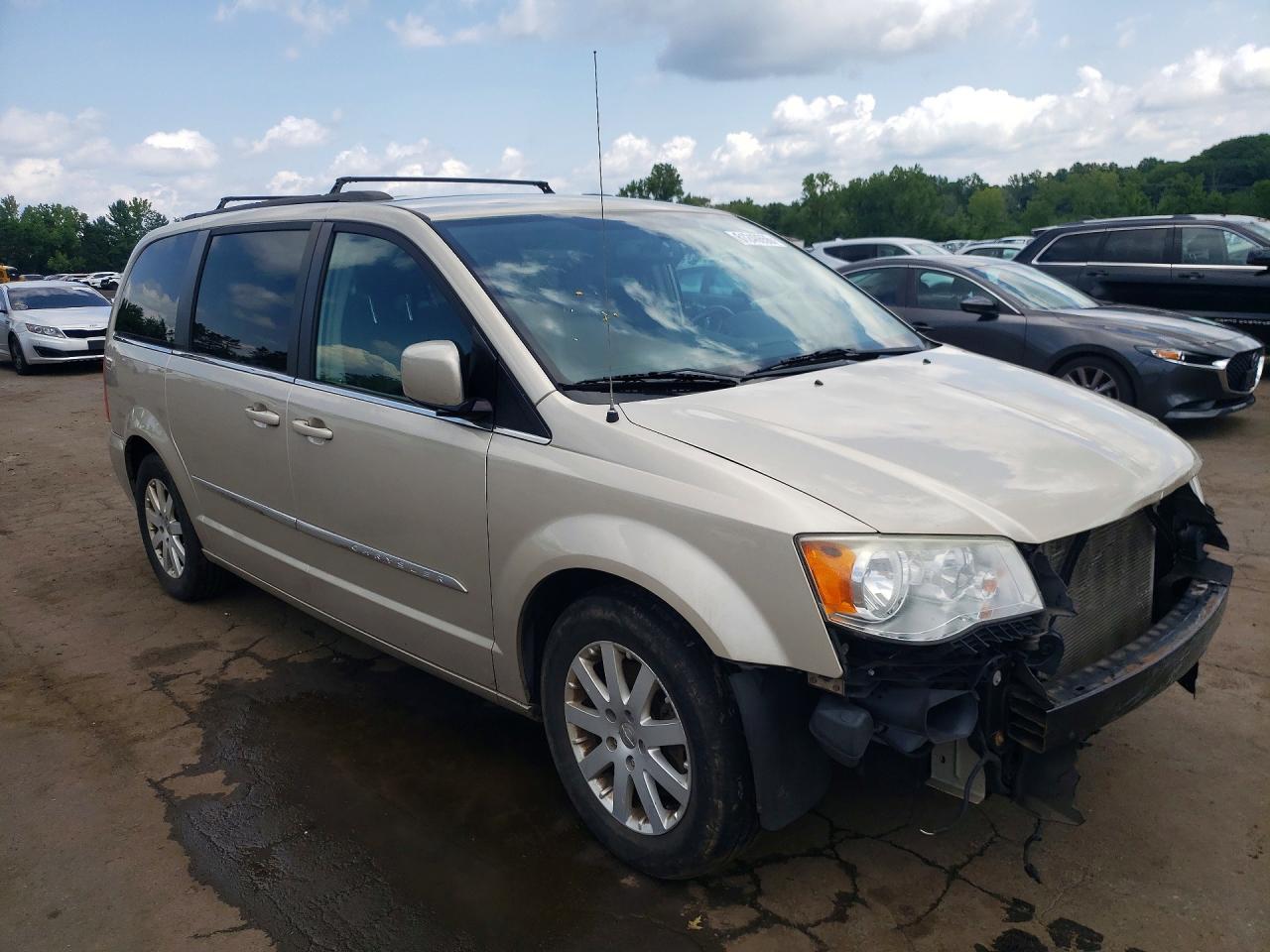 2014 Chrysler Town & Country Touring Золотой vin: 2C4RC1BG1ER396175