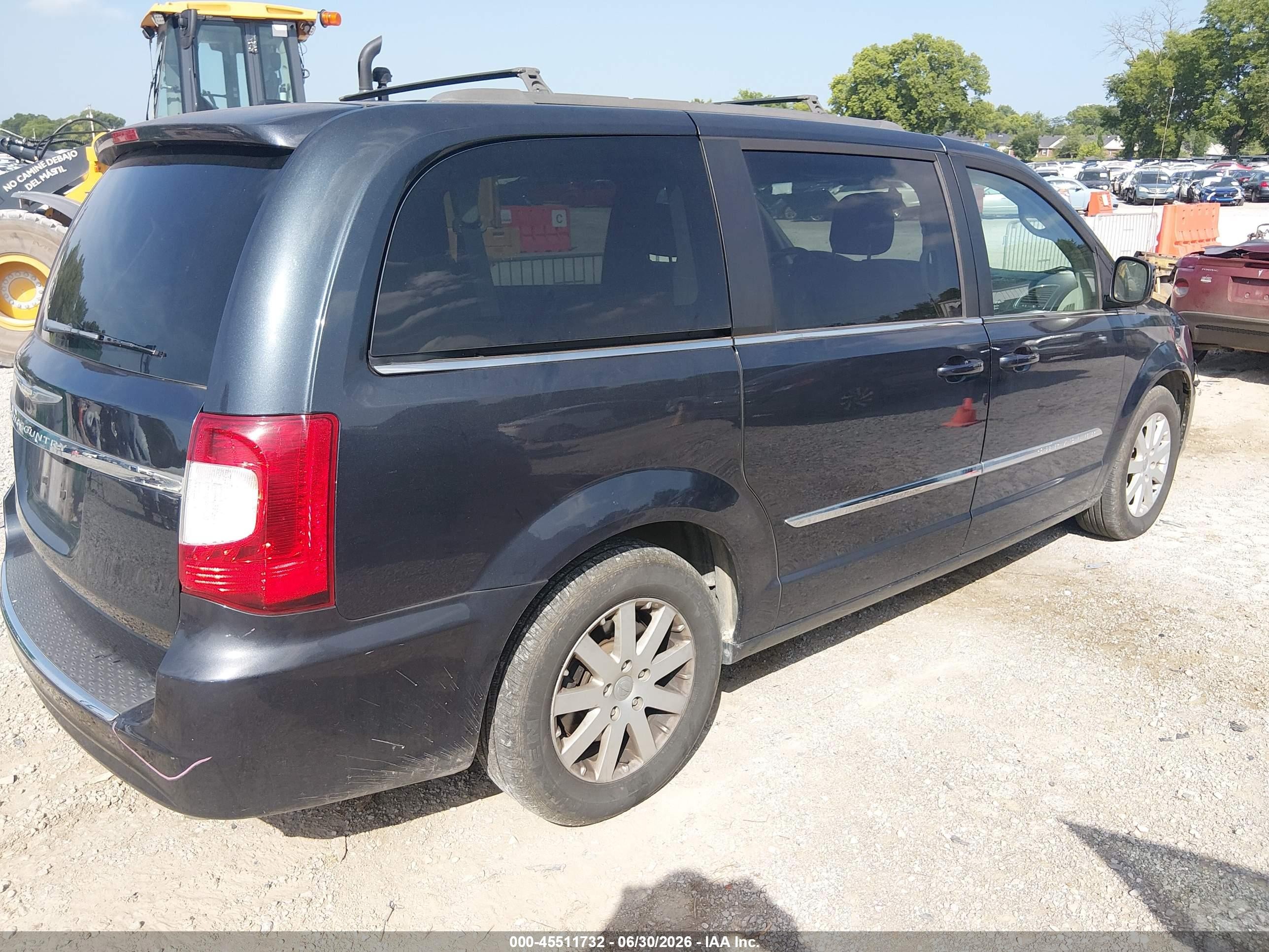 2014 Chrysler Town & Country Touring Gray vin: 2C4RC1BG1ER396872
