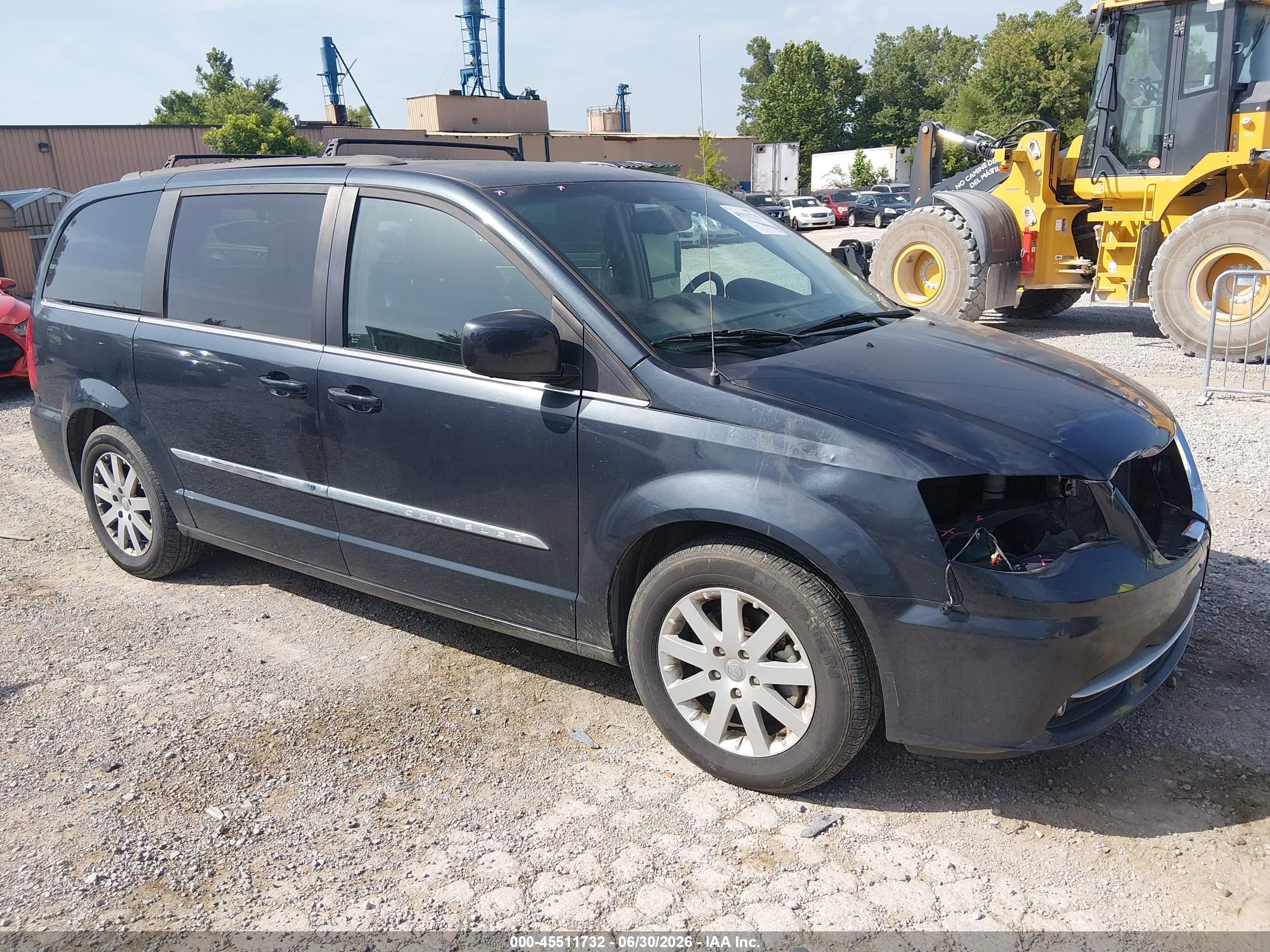 2014 Chrysler Town & Country Touring Gray vin: 2C4RC1BG1ER396872