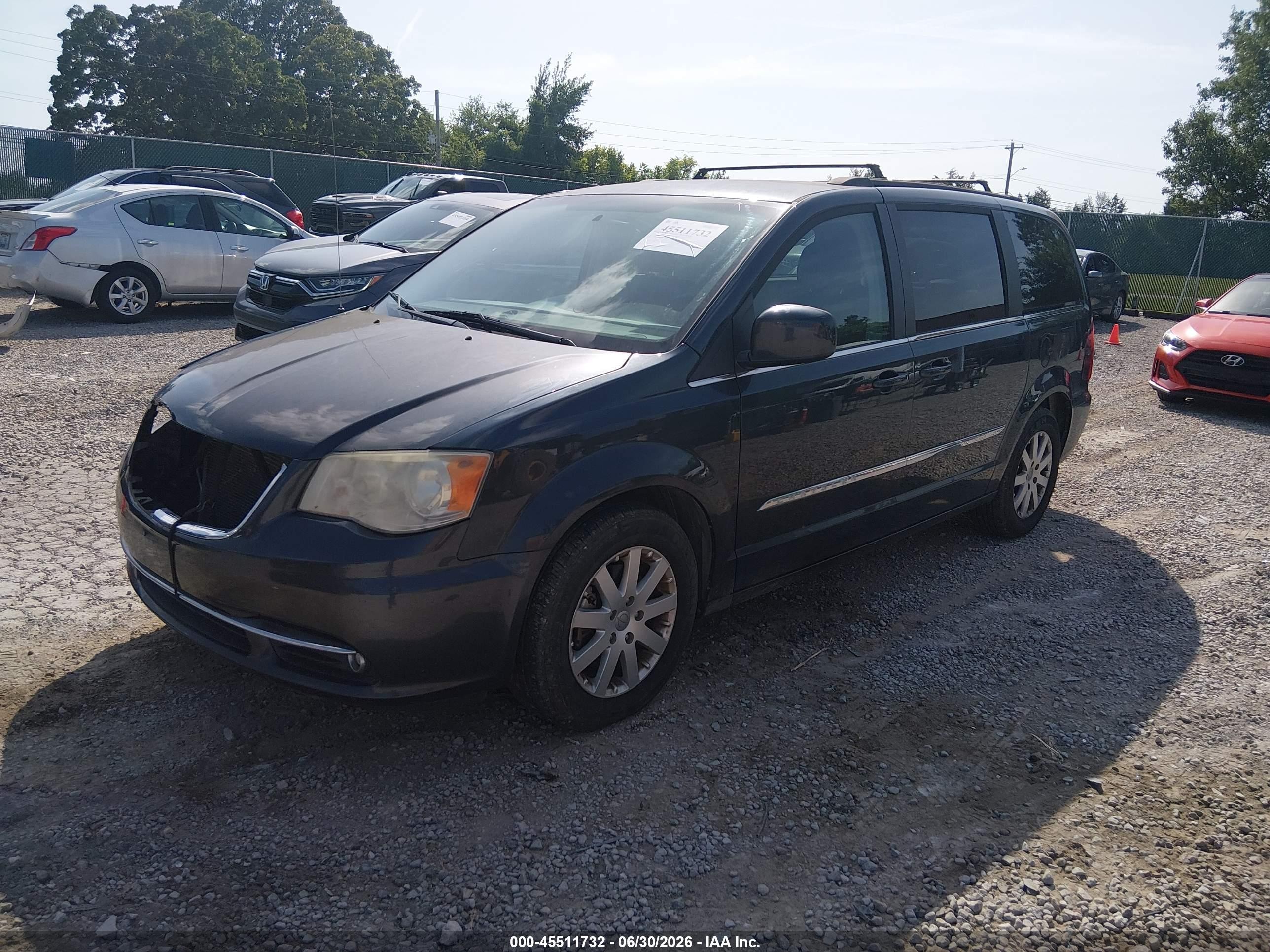 2014 Chrysler Town & Country Touring Gray vin: 2C4RC1BG1ER396872