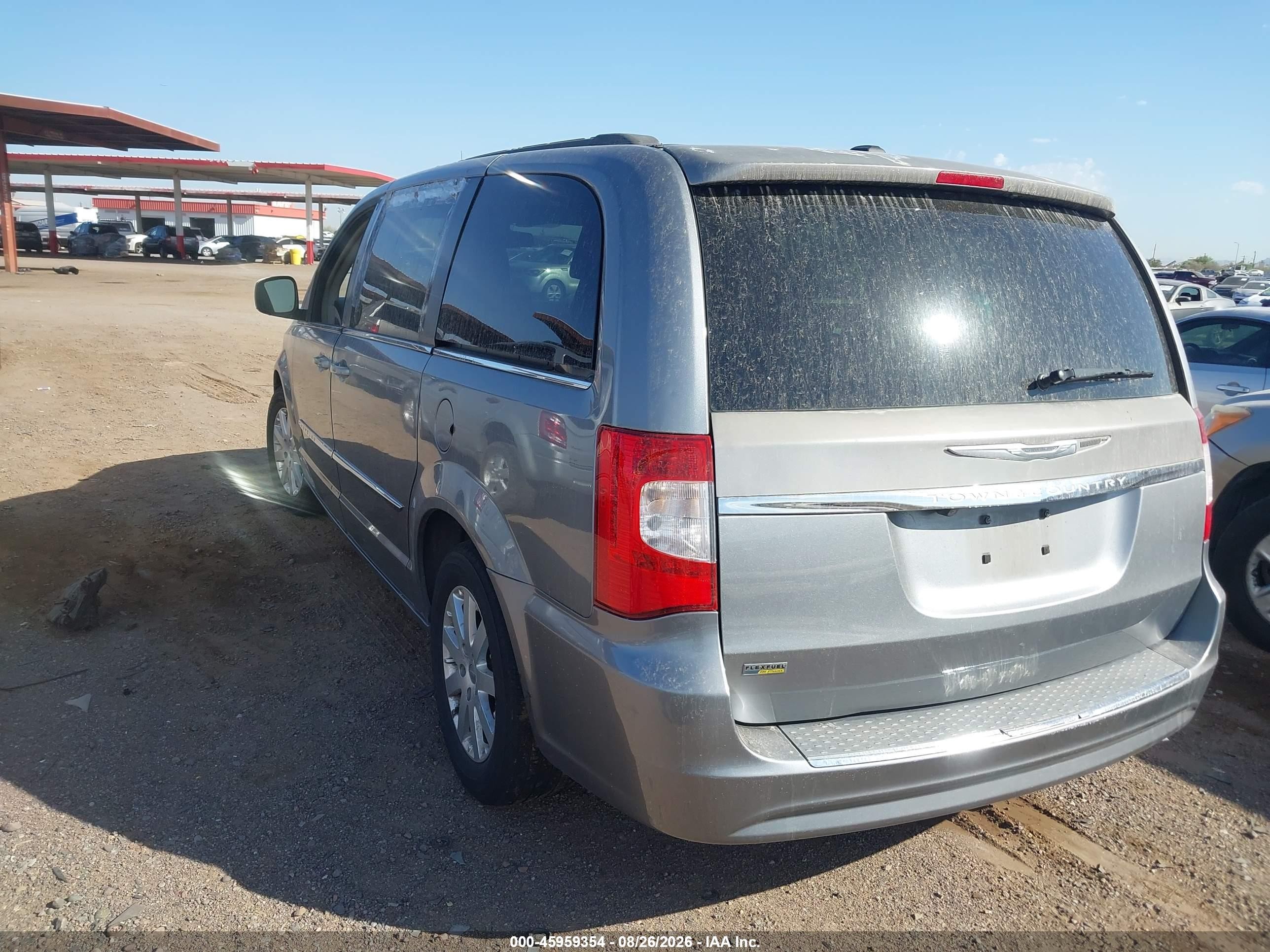 2014 Chrysler Town & Country Touring Silver vin: 2C4RC1BG1ER448324