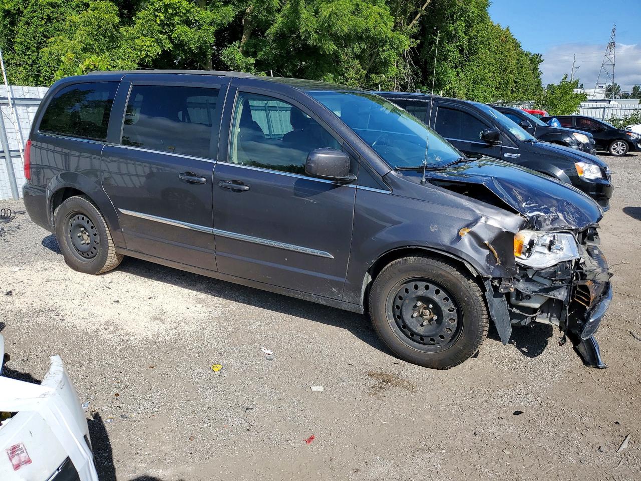 2015 Chrysler Town & Country Touring Gray vin: 2C4RC1BG1FR501749