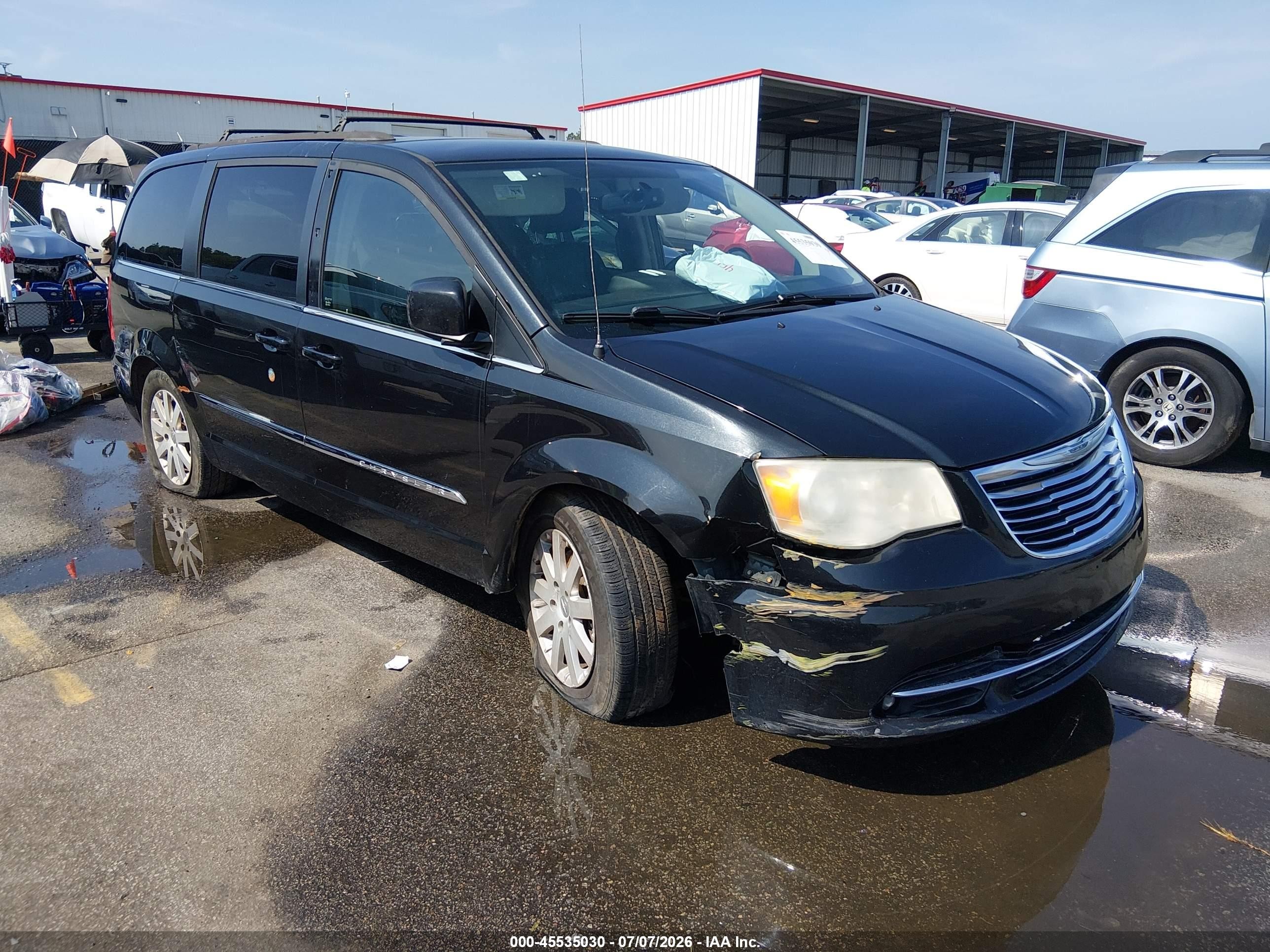 2015 Chrysler Town & Country Touring Black vin: 2C4RC1BG1FR510323