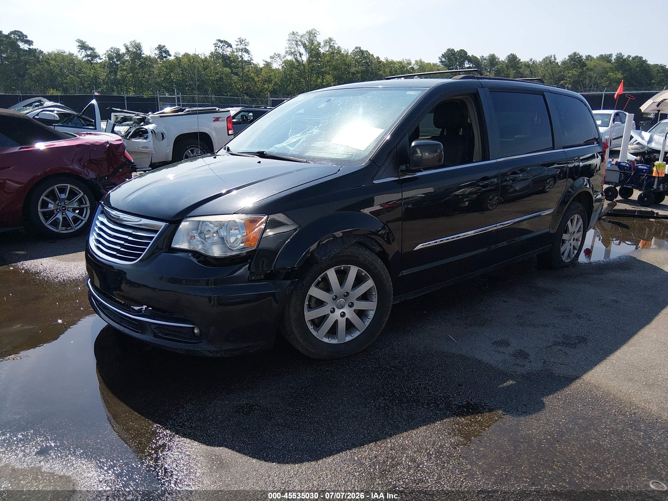 2015 Chrysler Town & Country Touring Black vin: 2C4RC1BG1FR510323