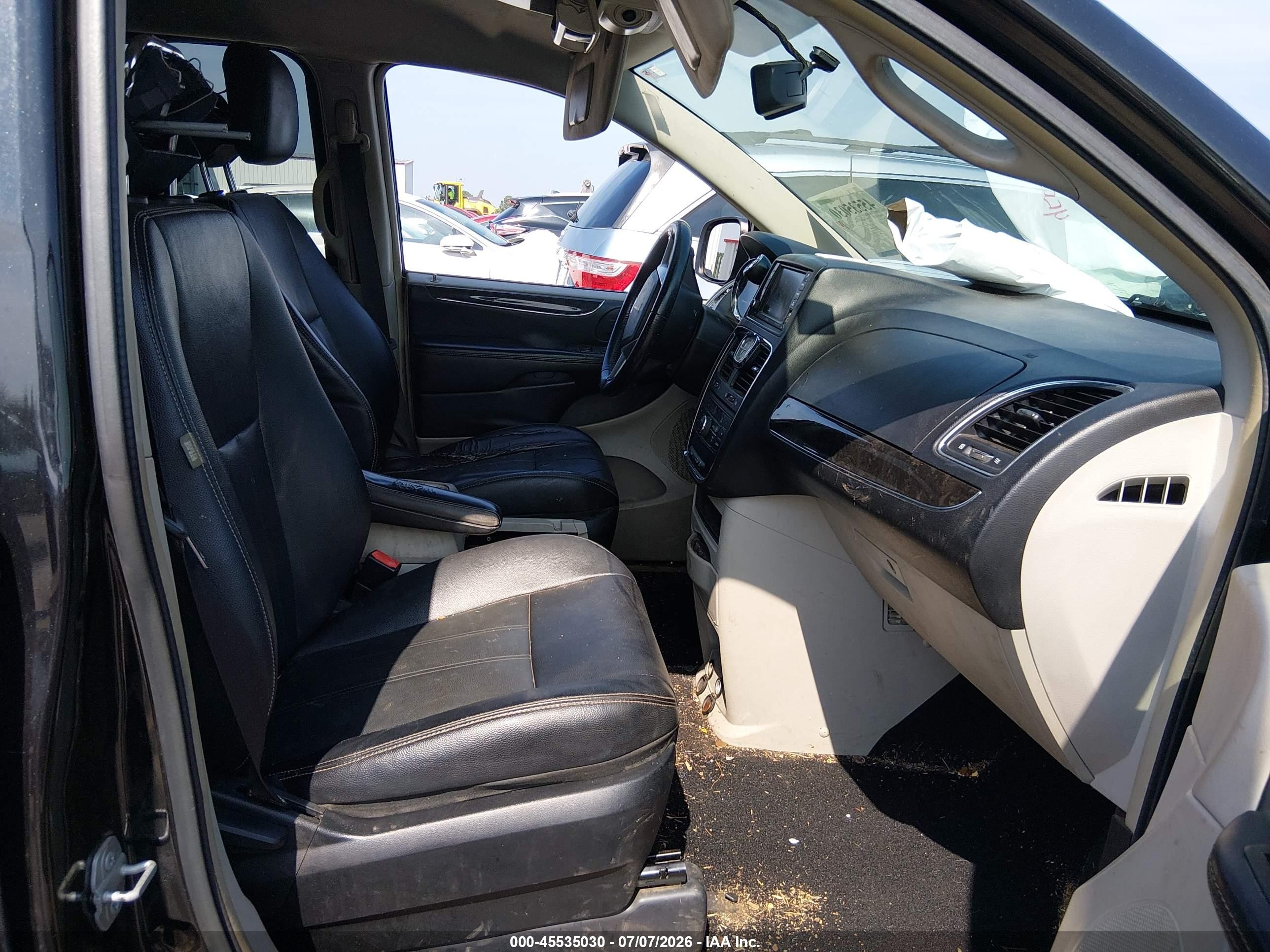 2015 Chrysler Town & Country Touring Black vin: 2C4RC1BG1FR510323