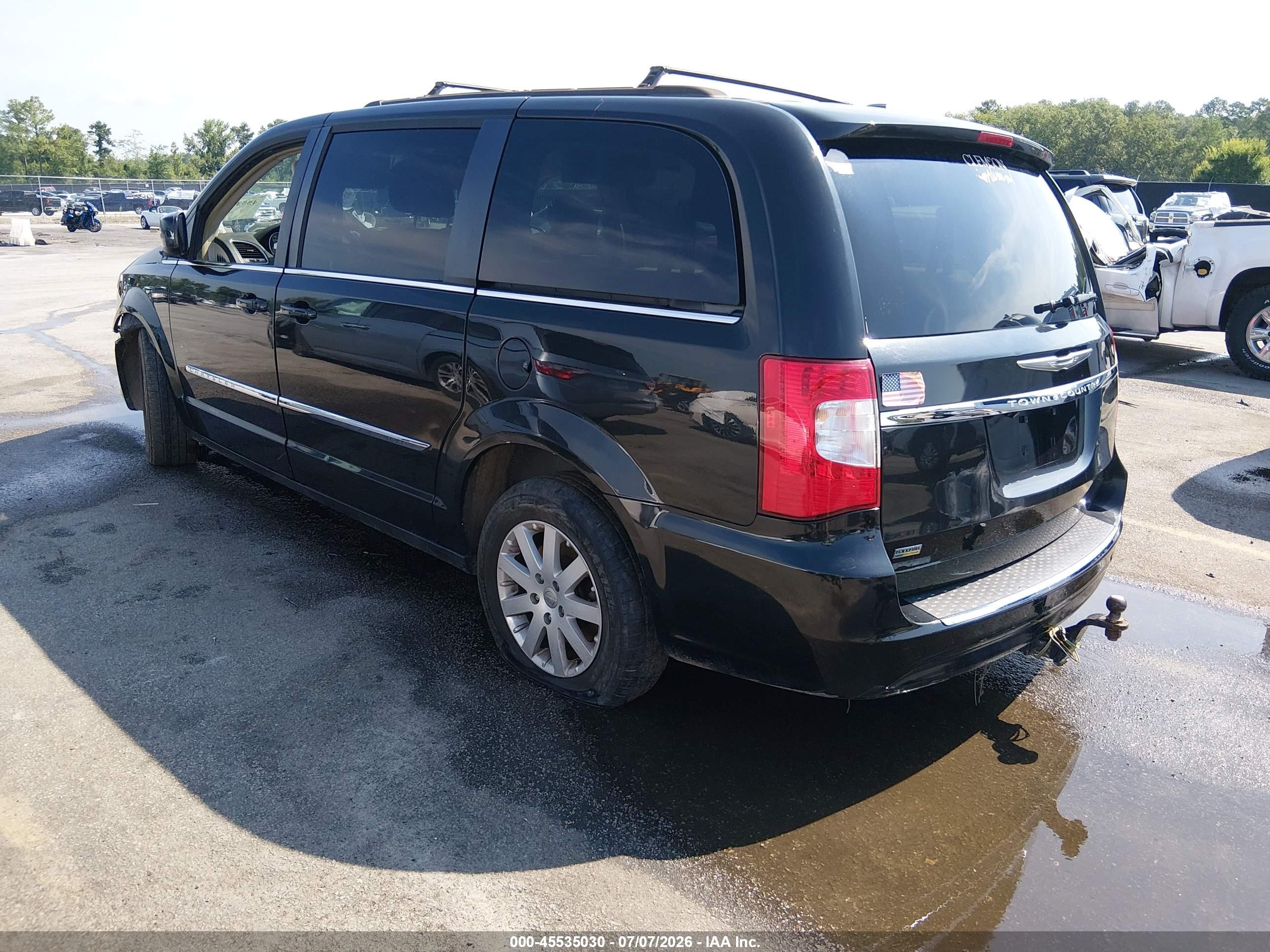2015 Chrysler Town & Country Touring Black vin: 2C4RC1BG1FR510323