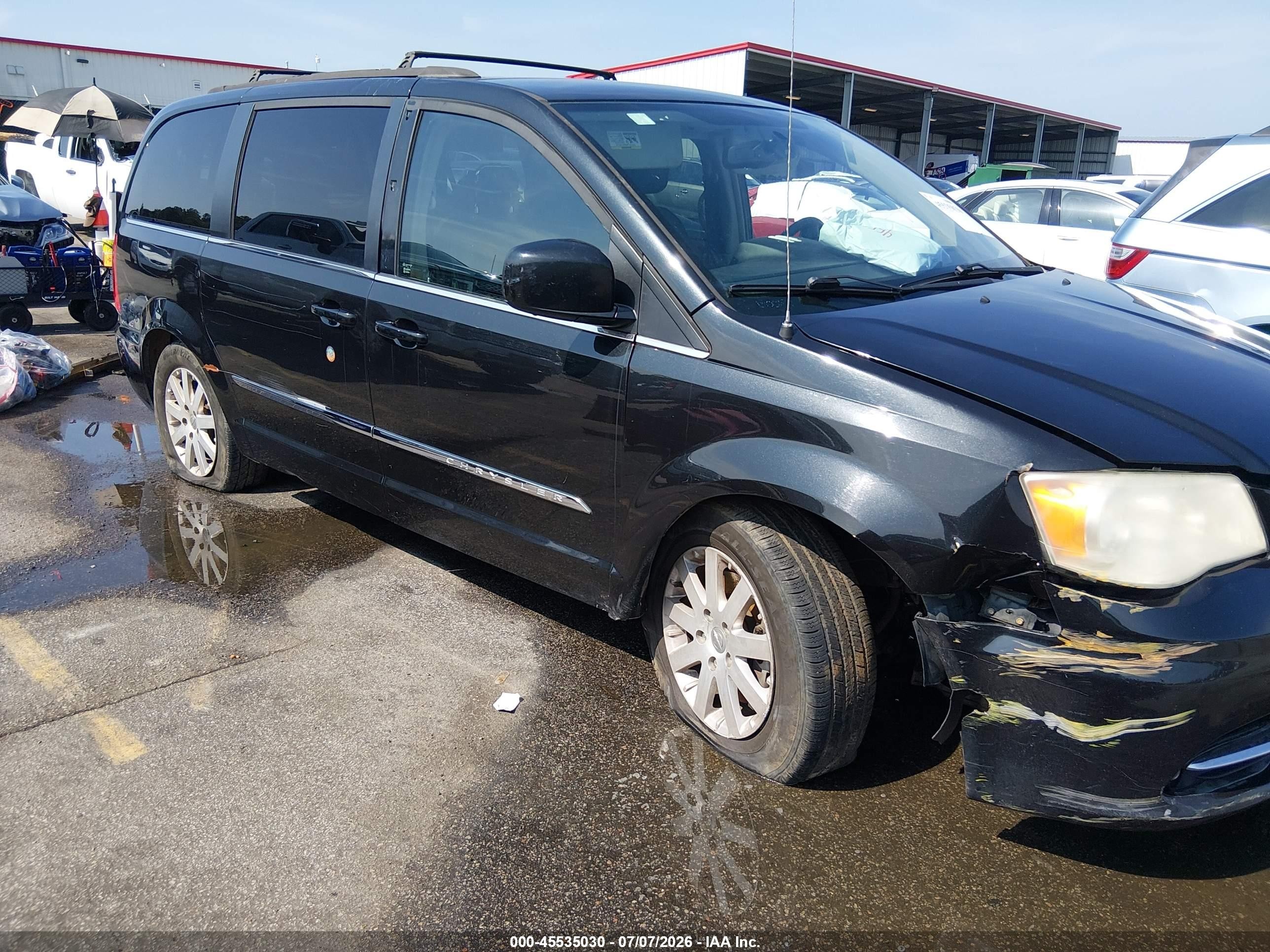 2015 Chrysler Town & Country Touring Black vin: 2C4RC1BG1FR510323