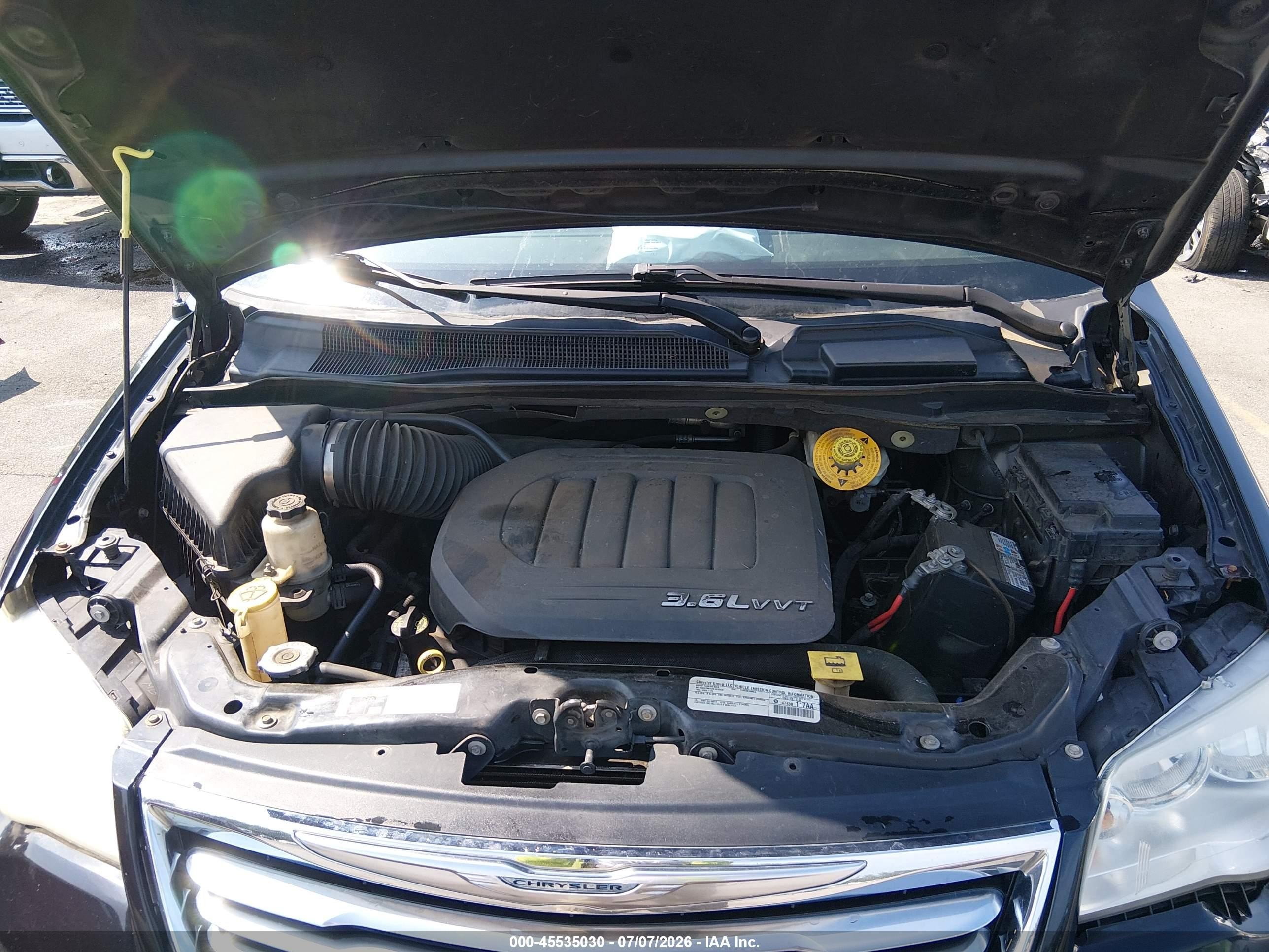 2015 Chrysler Town & Country Touring Black vin: 2C4RC1BG1FR510323
