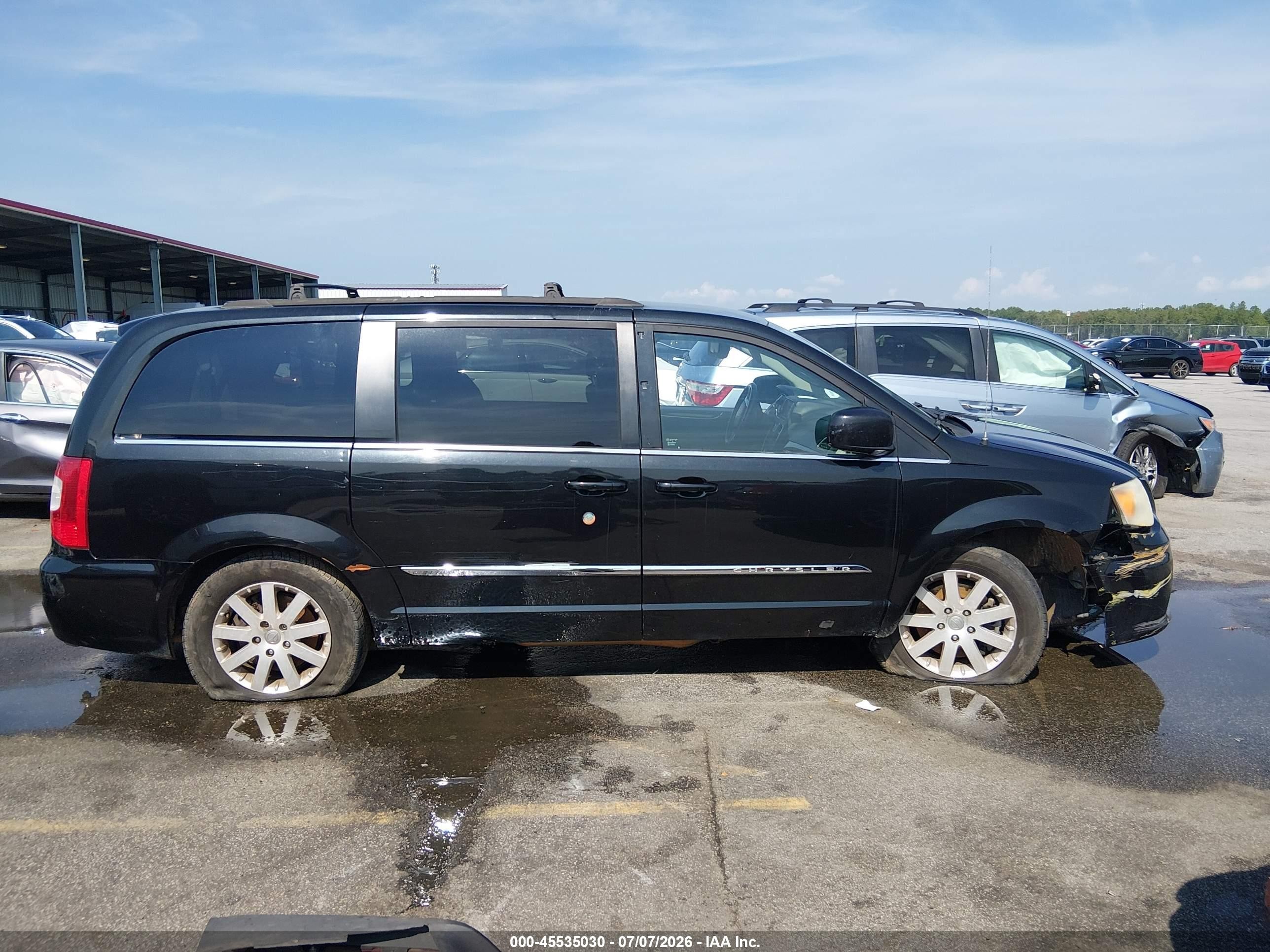 2015 Chrysler Town & Country Touring Black vin: 2C4RC1BG1FR510323
