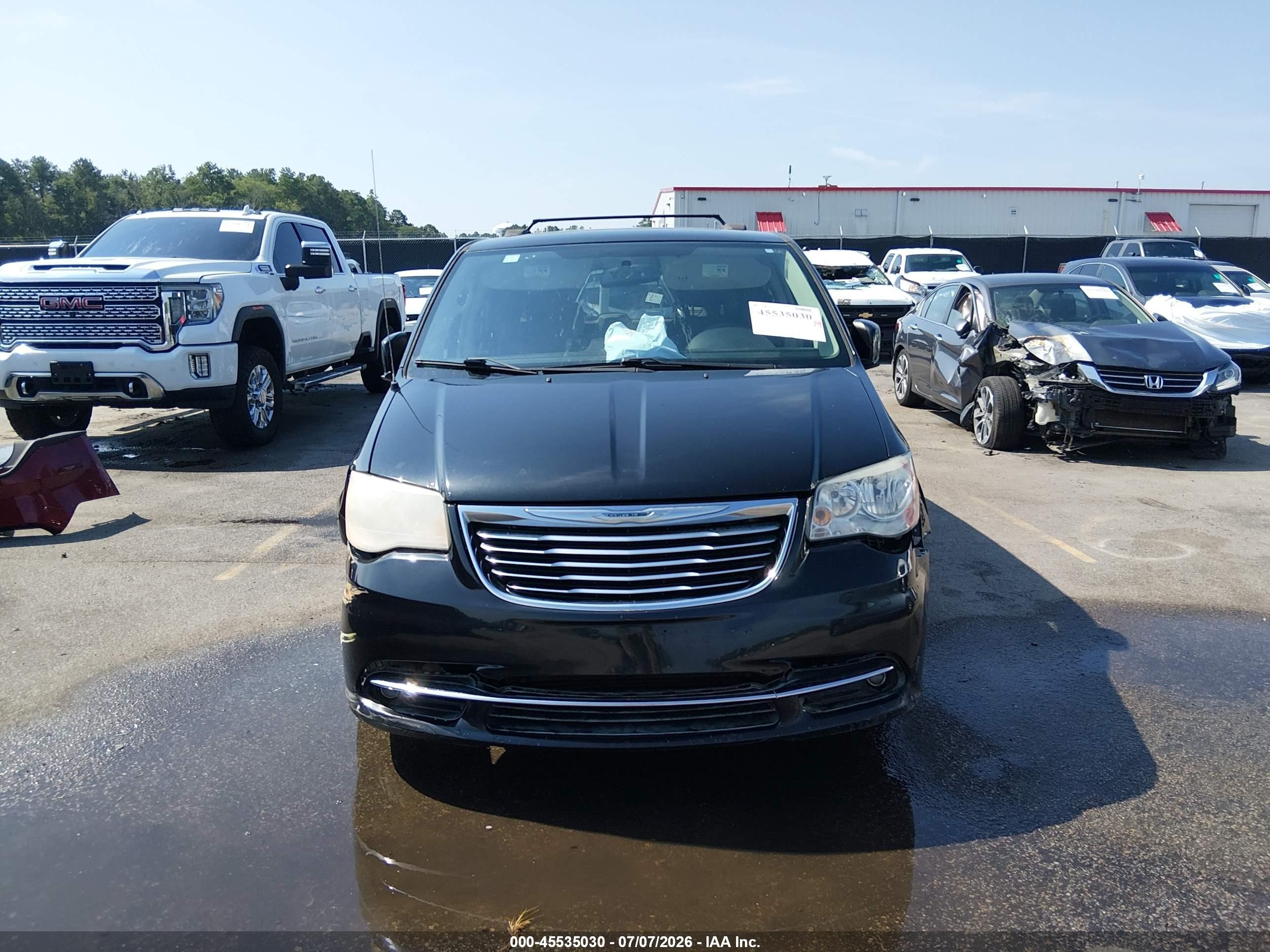 2015 Chrysler Town & Country Touring Black vin: 2C4RC1BG1FR510323