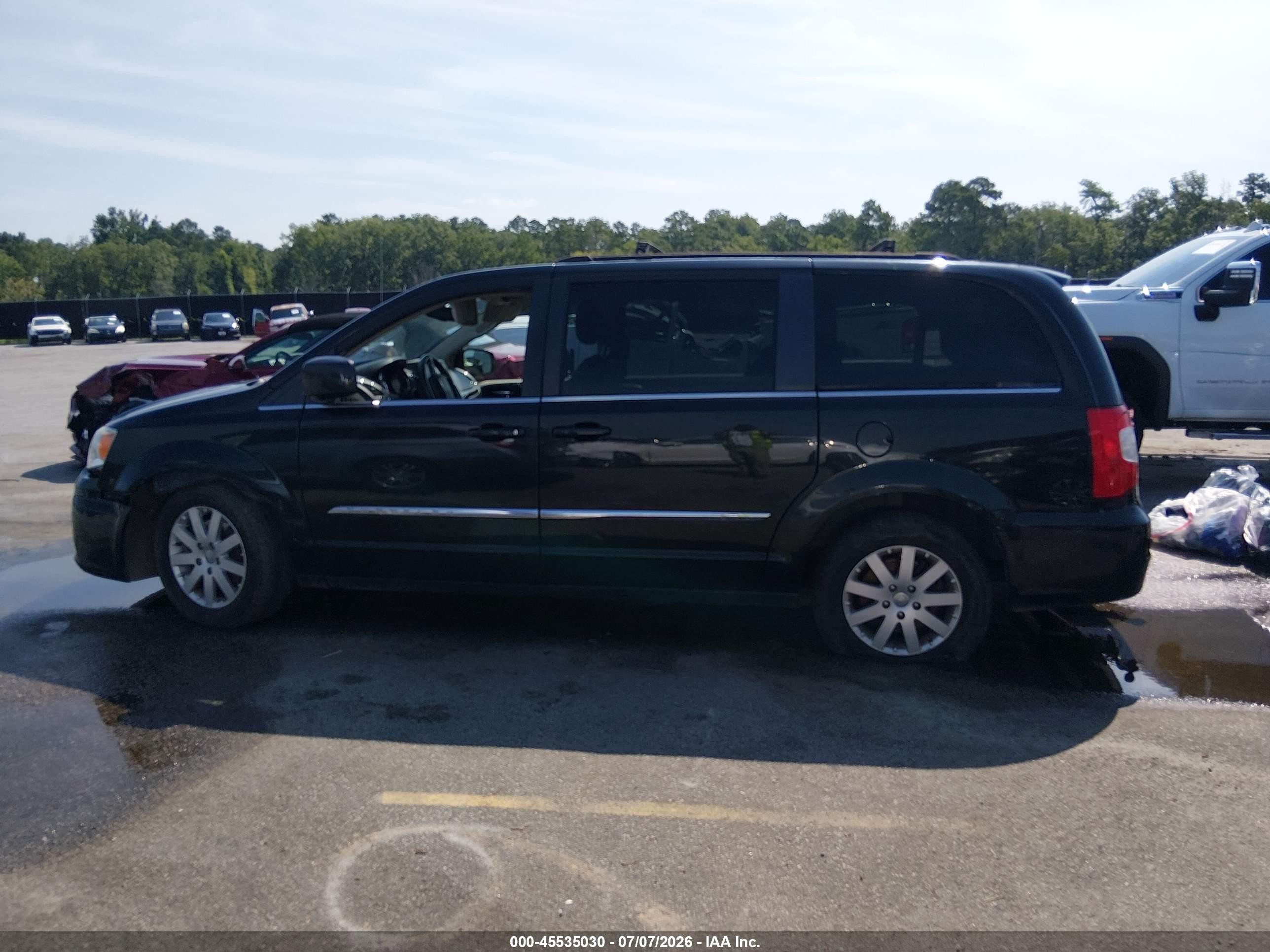 2015 Chrysler Town & Country Touring Black vin: 2C4RC1BG1FR510323