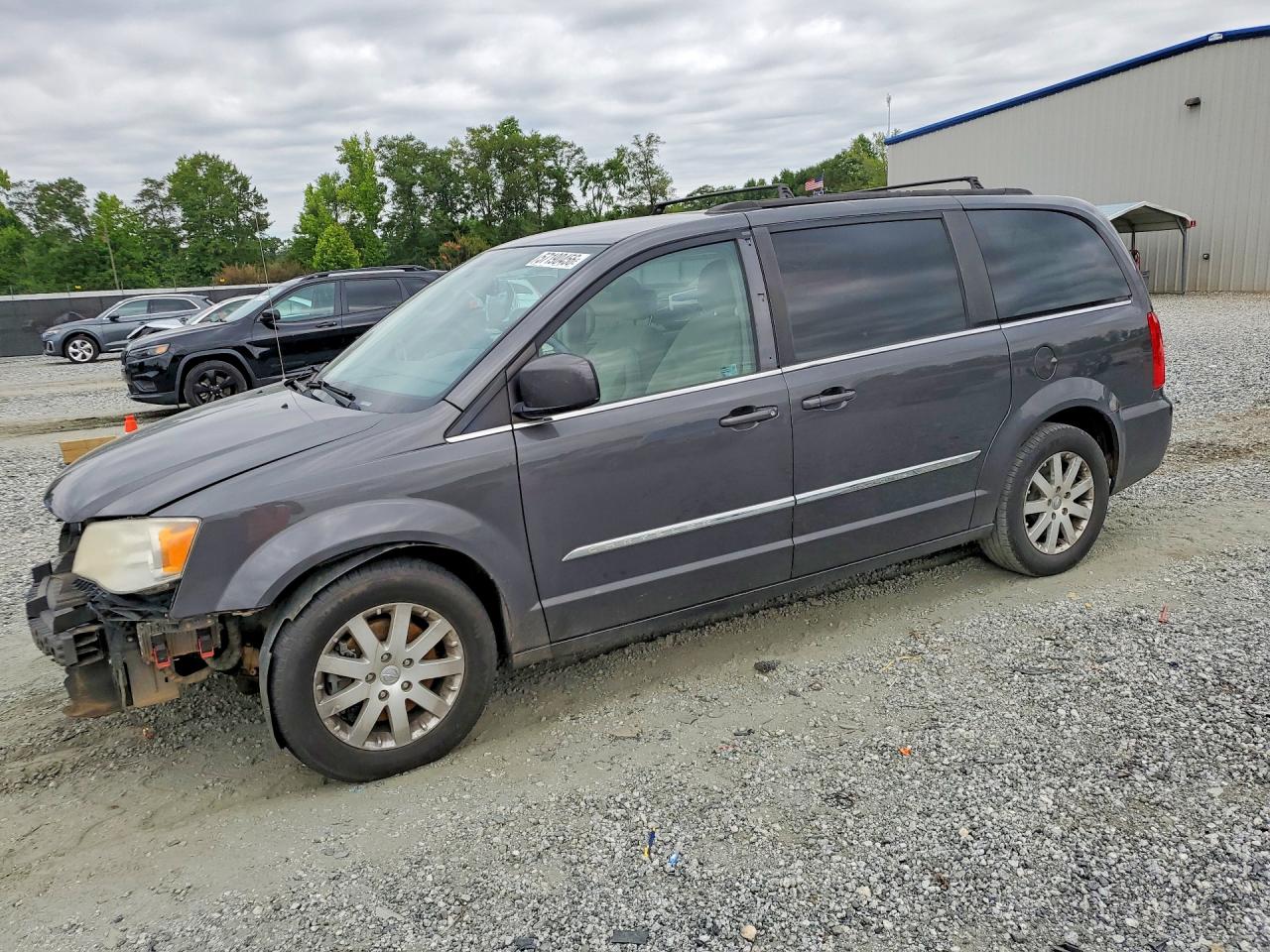 2015 Chrysler Town & Country Touring Серый vin: 2C4RC1BG1FR513545