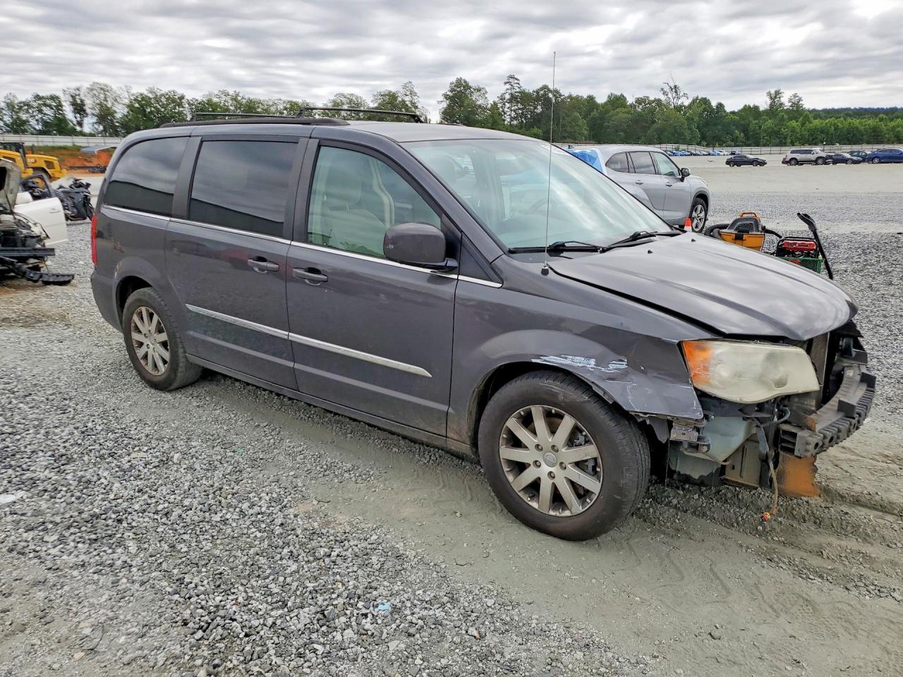 2015 Chrysler Town & Country Touring Серый vin: 2C4RC1BG1FR513545