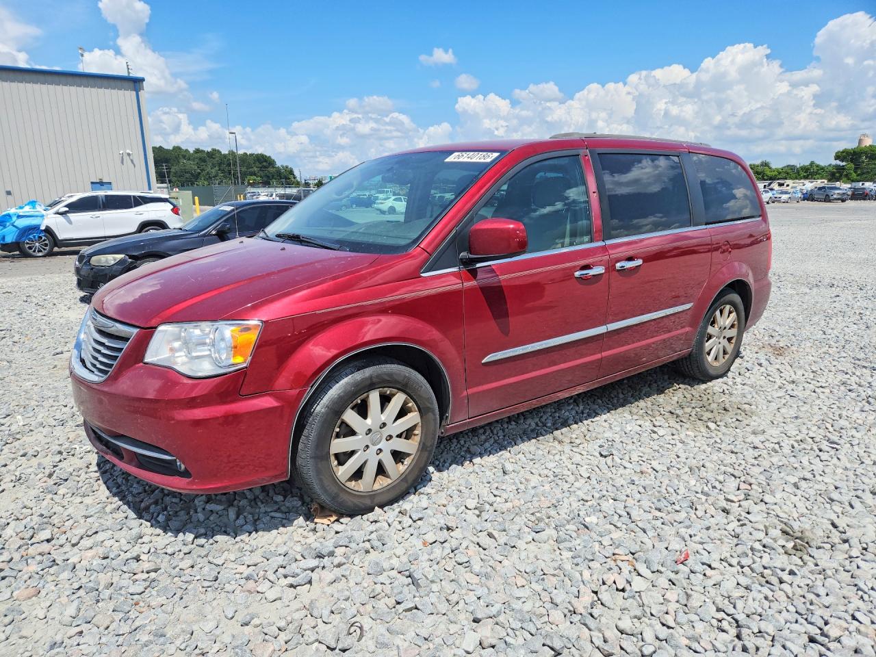 2015 Chrysler Town & Country Touring Red vin: 2C4RC1BG1FR752920