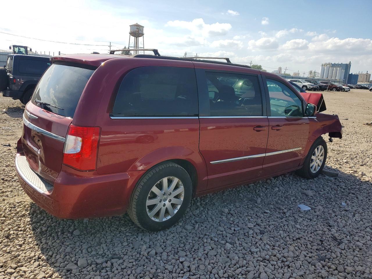 2016 Chrysler Town & Country Touring Red vin: 2C4RC1BG1GR294846