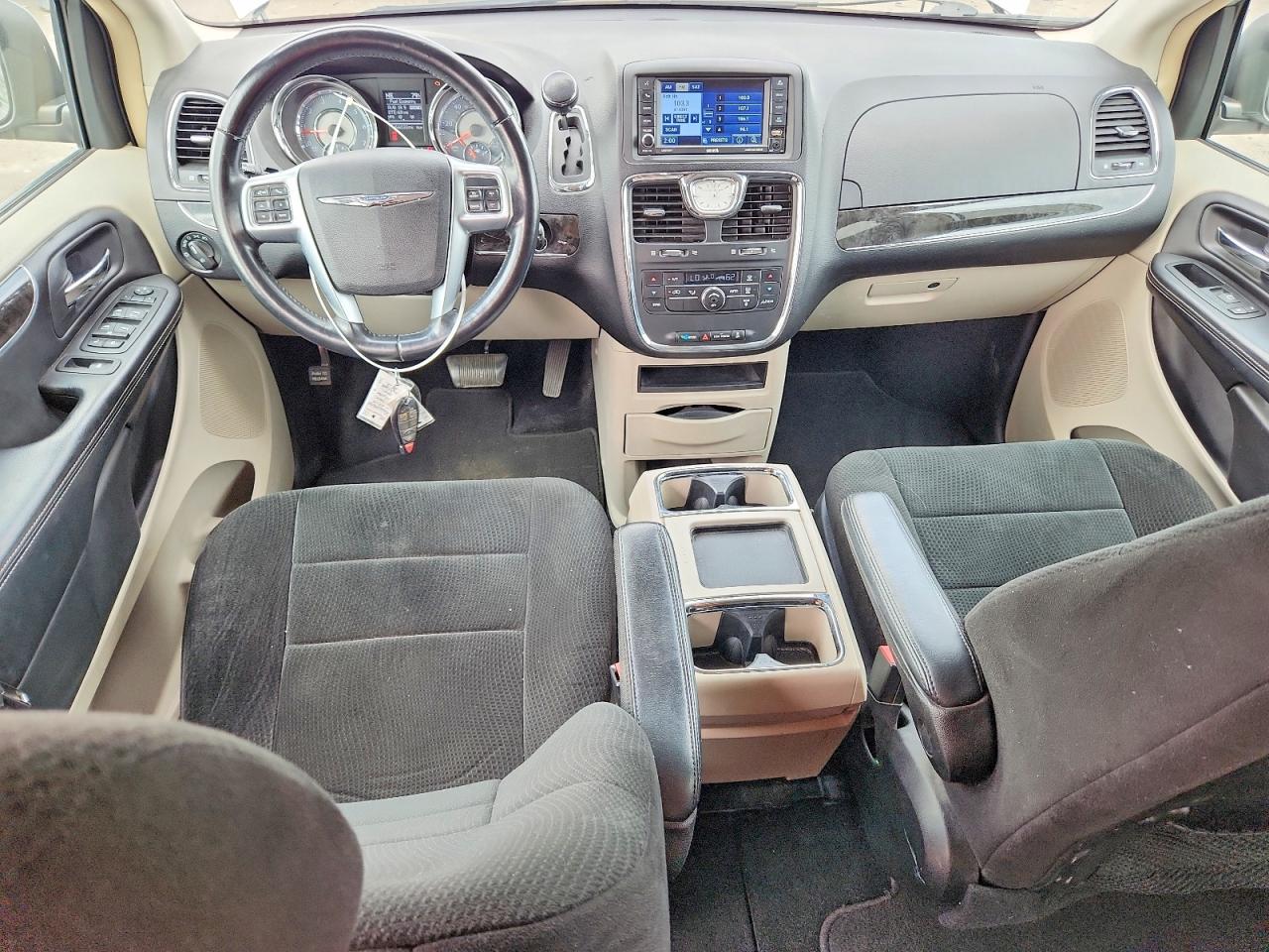 2012 Chrysler Town & Country Touring Серебряный vin: 2C4RC1BG2CR125879