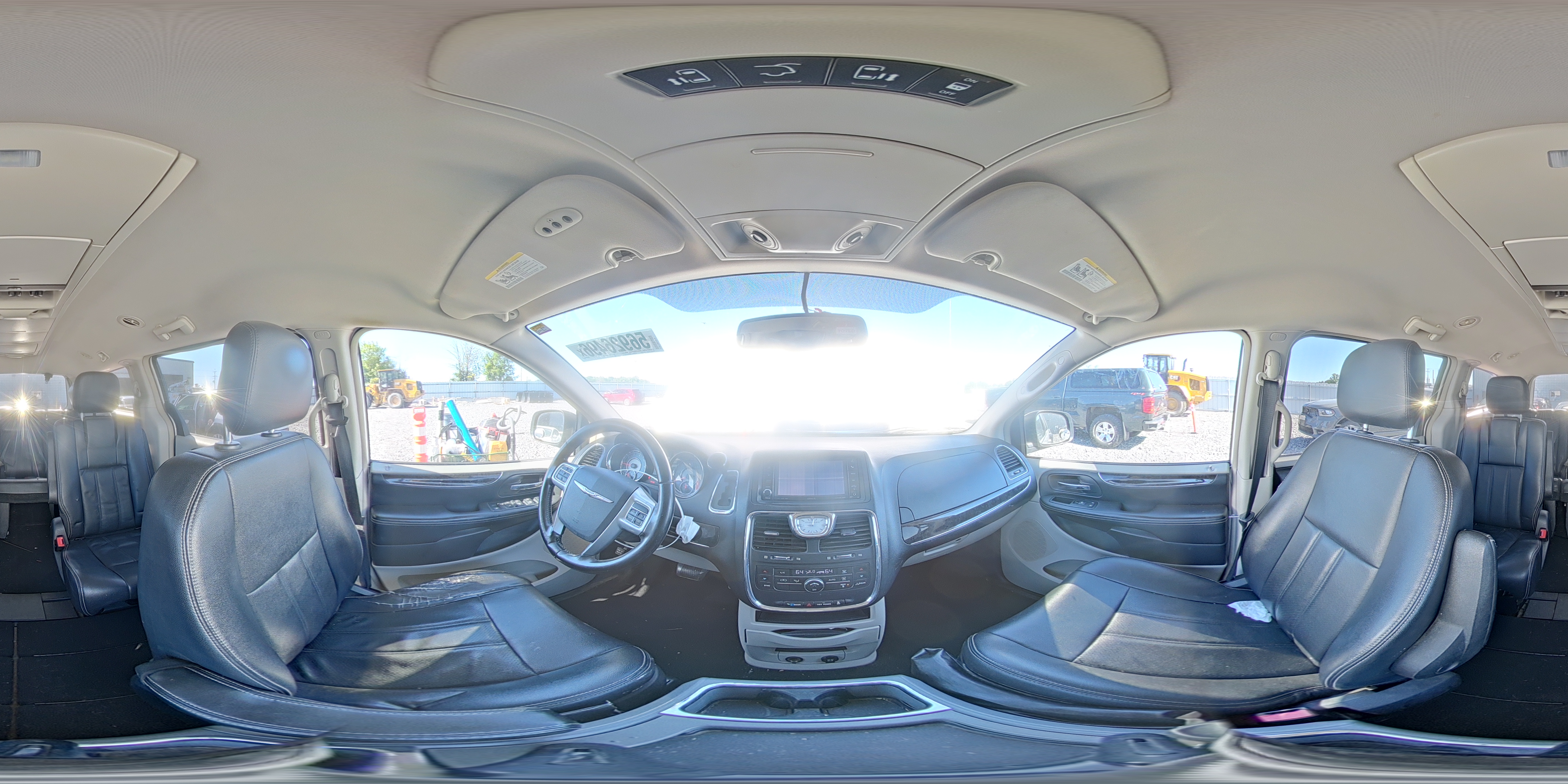 2012 Chrysler Town & Country Touring White vin: 2C4RC1BG2CR189470