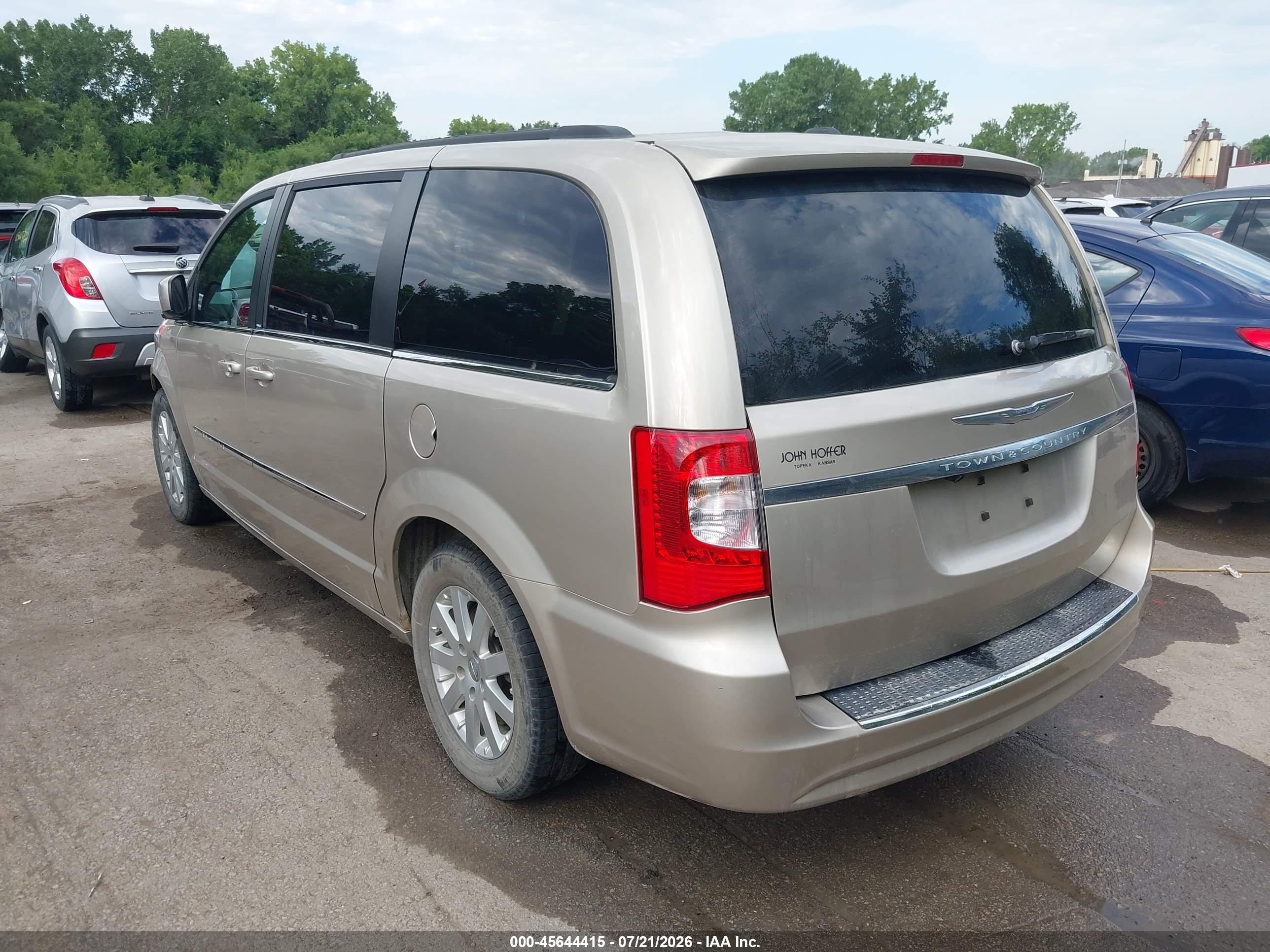 2012 Chrysler Town & Country Touring Gold vin: 2C4RC1BG2CR237615