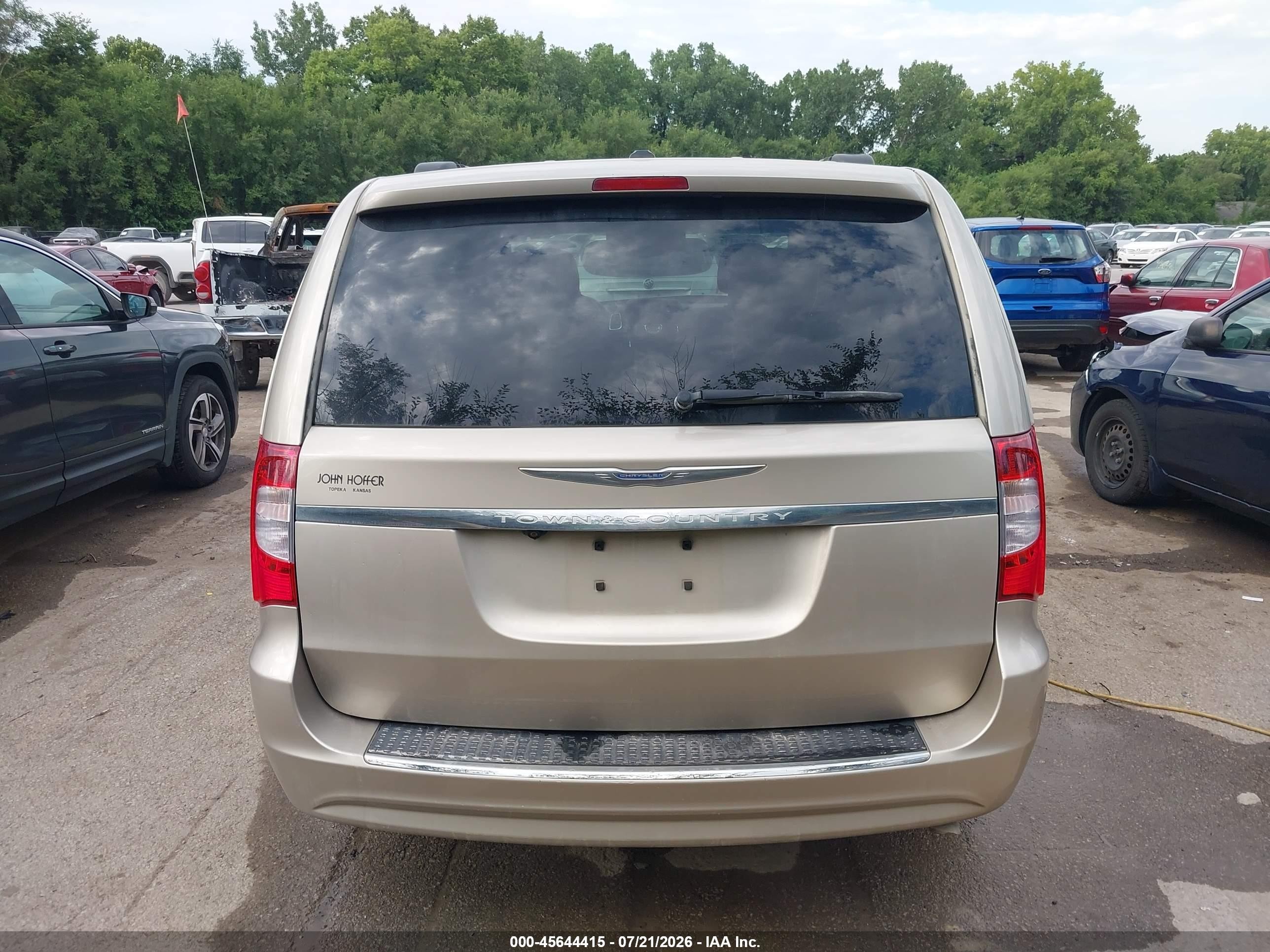 2012 Chrysler Town & Country Touring Gold vin: 2C4RC1BG2CR237615