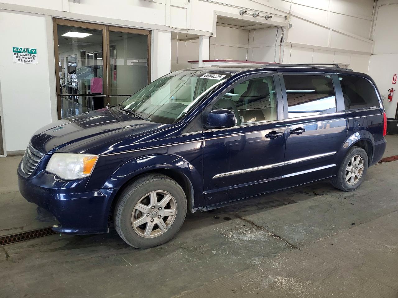 2012 Chrysler Town & Country Touring Синий vin: 2C4RC1BG2CR318985