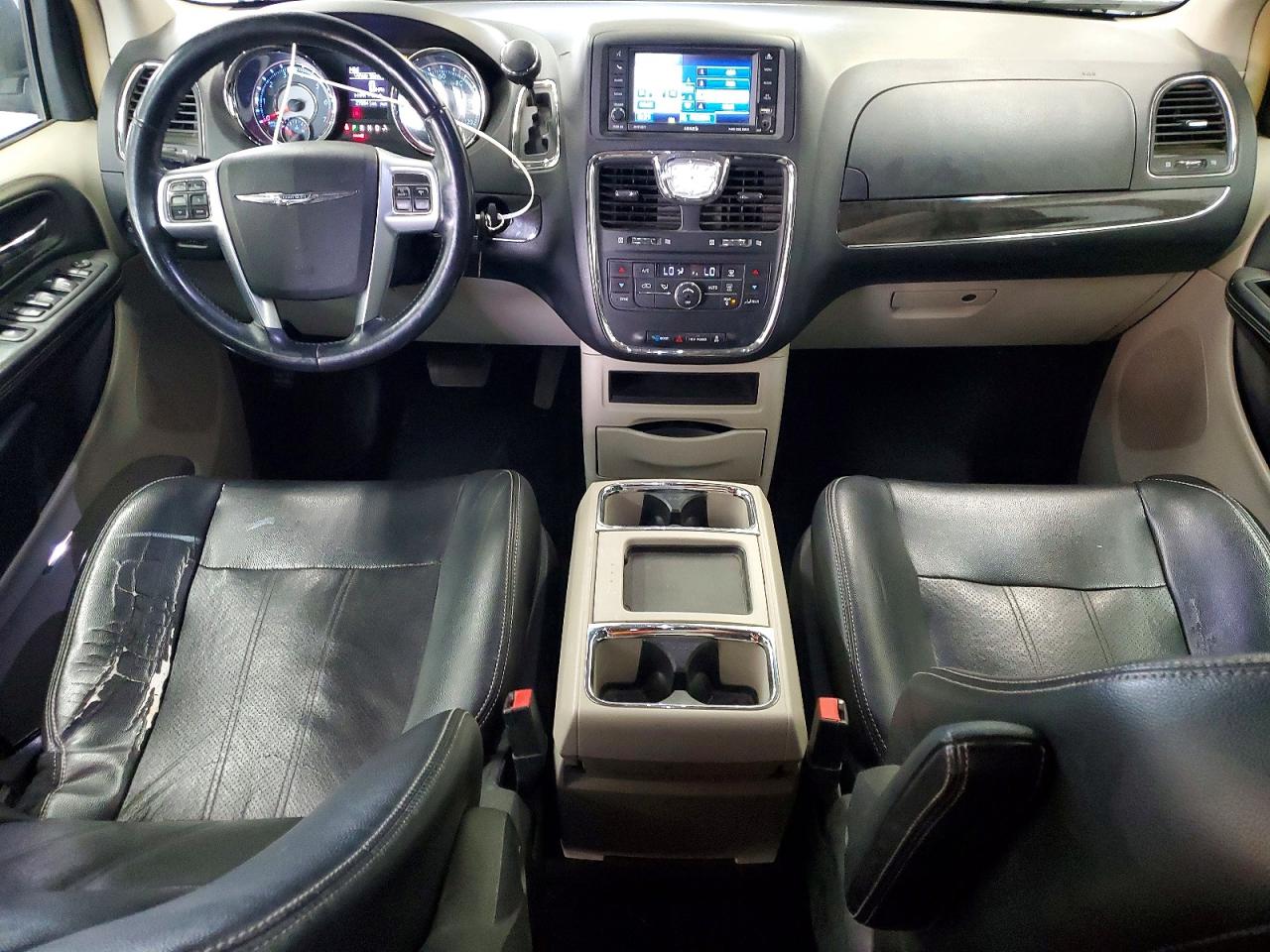 2012 Chrysler Town & Country Touring Синий vin: 2C4RC1BG2CR318985