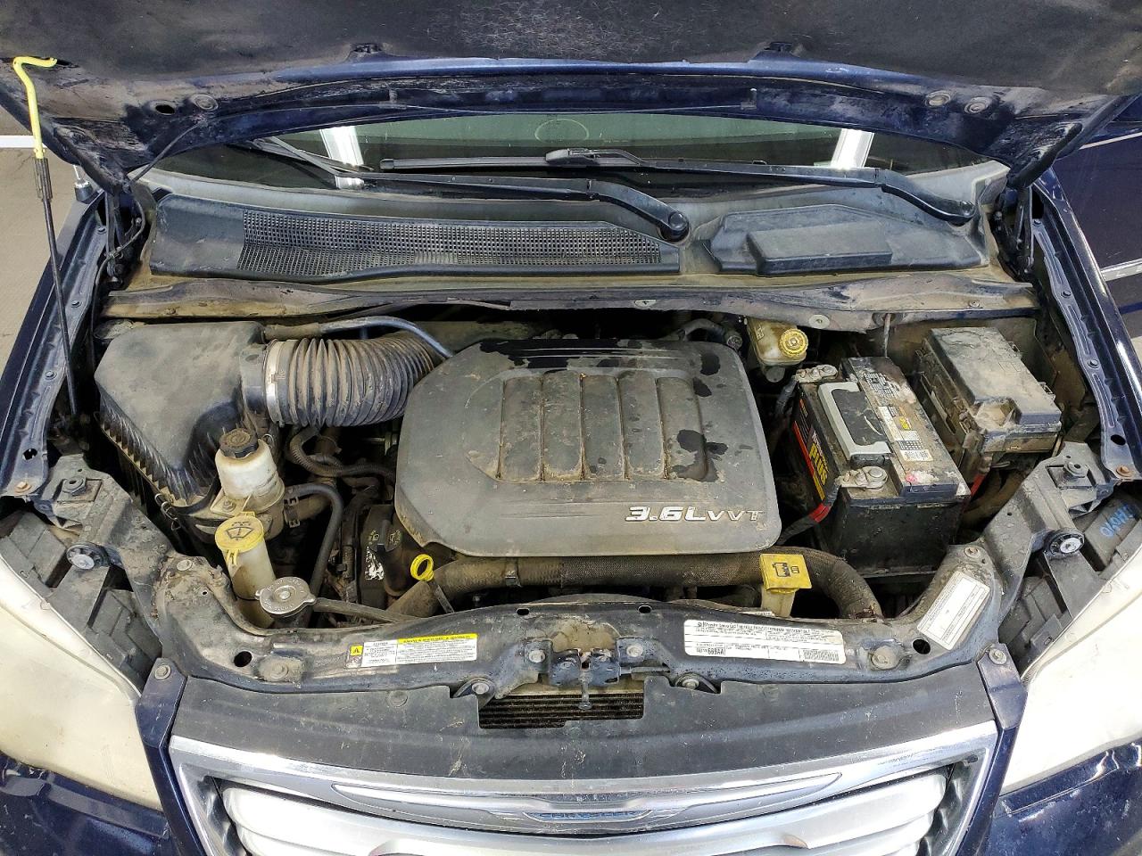 2012 Chrysler Town & Country Touring Синий vin: 2C4RC1BG2CR318985