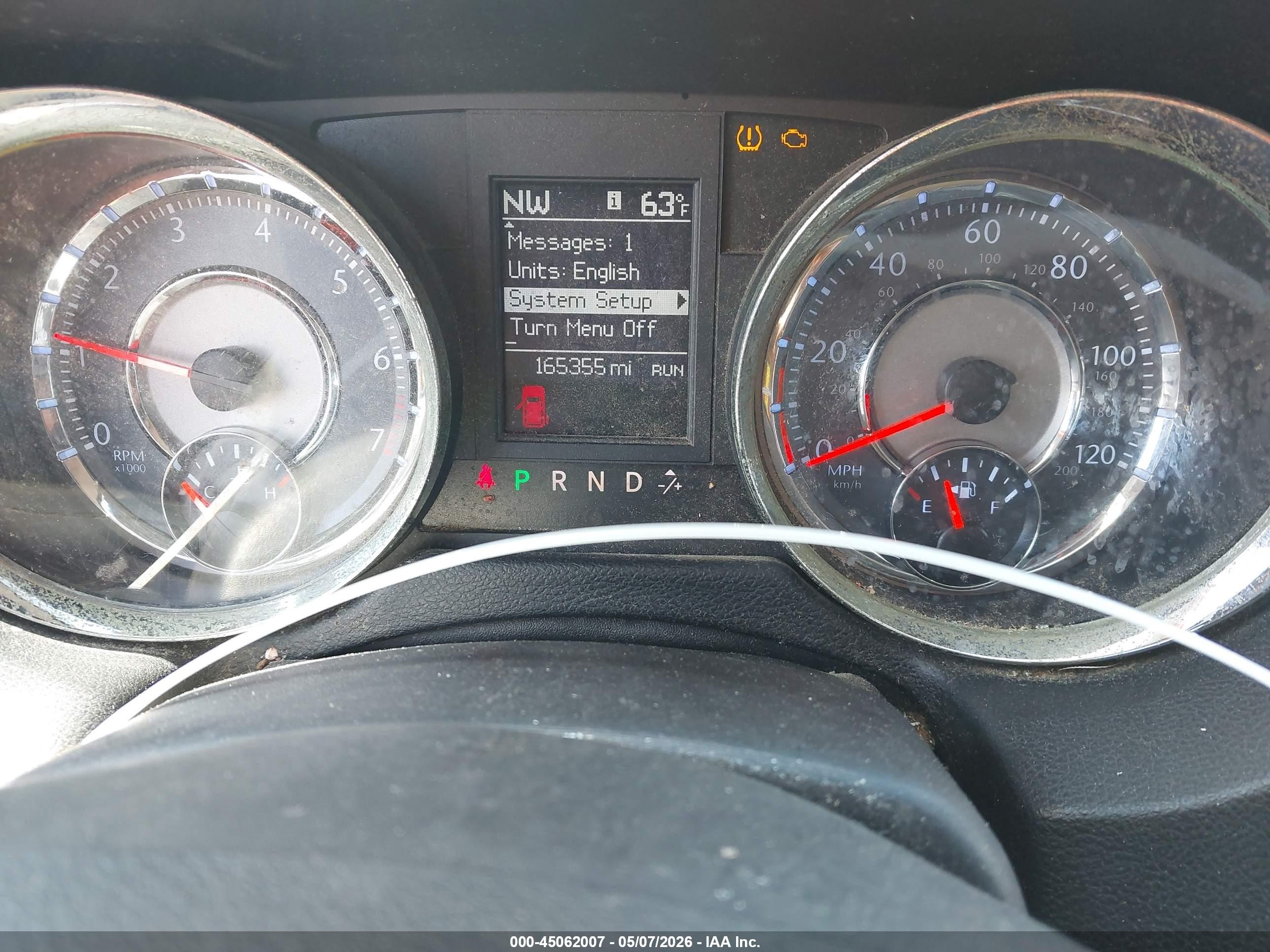 2012 Chrysler Town & Country Touring Серый vin: 2C4RC1BG2CR344826