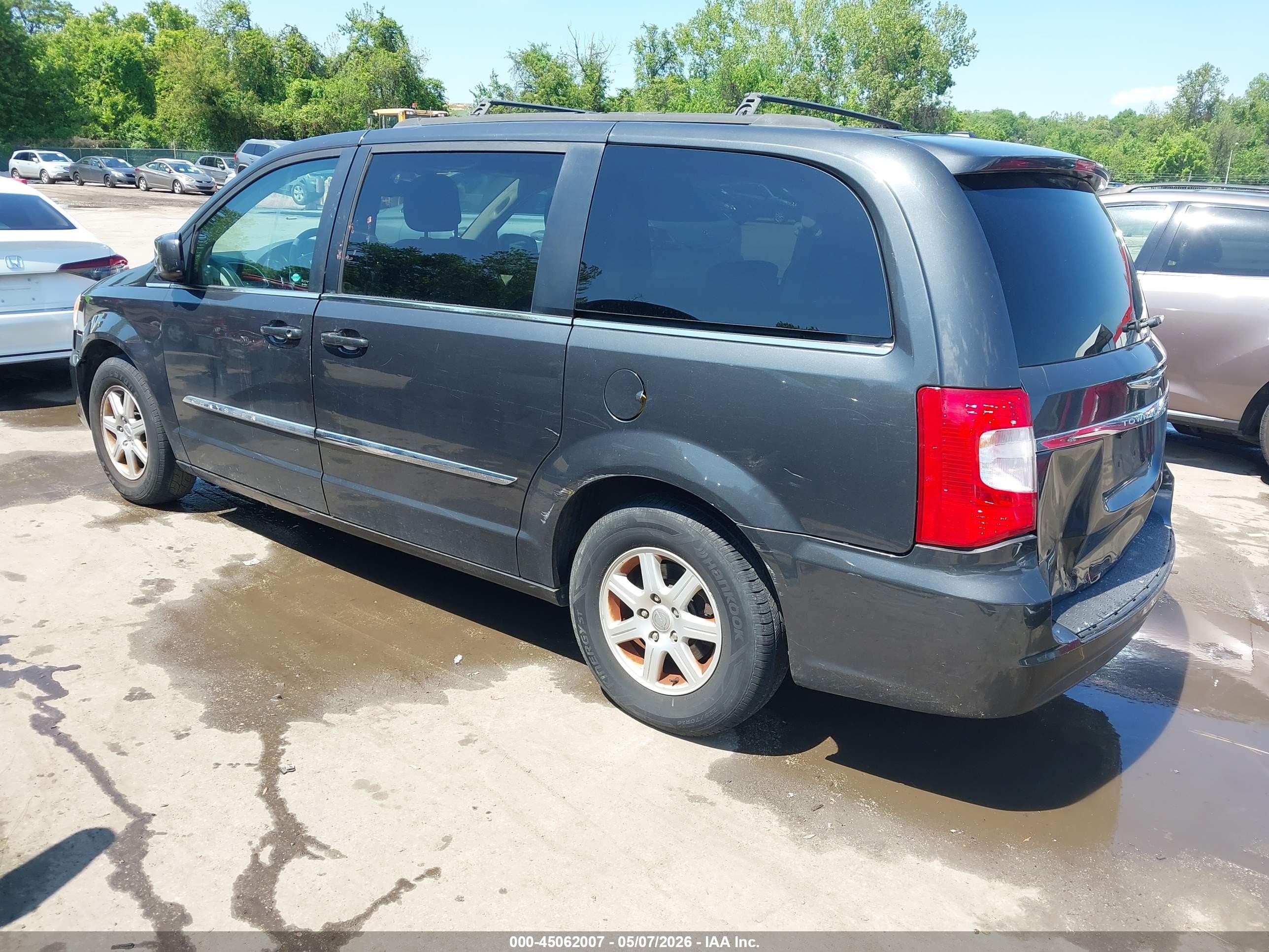 2012 Chrysler Town & Country Touring Серый vin: 2C4RC1BG2CR344826