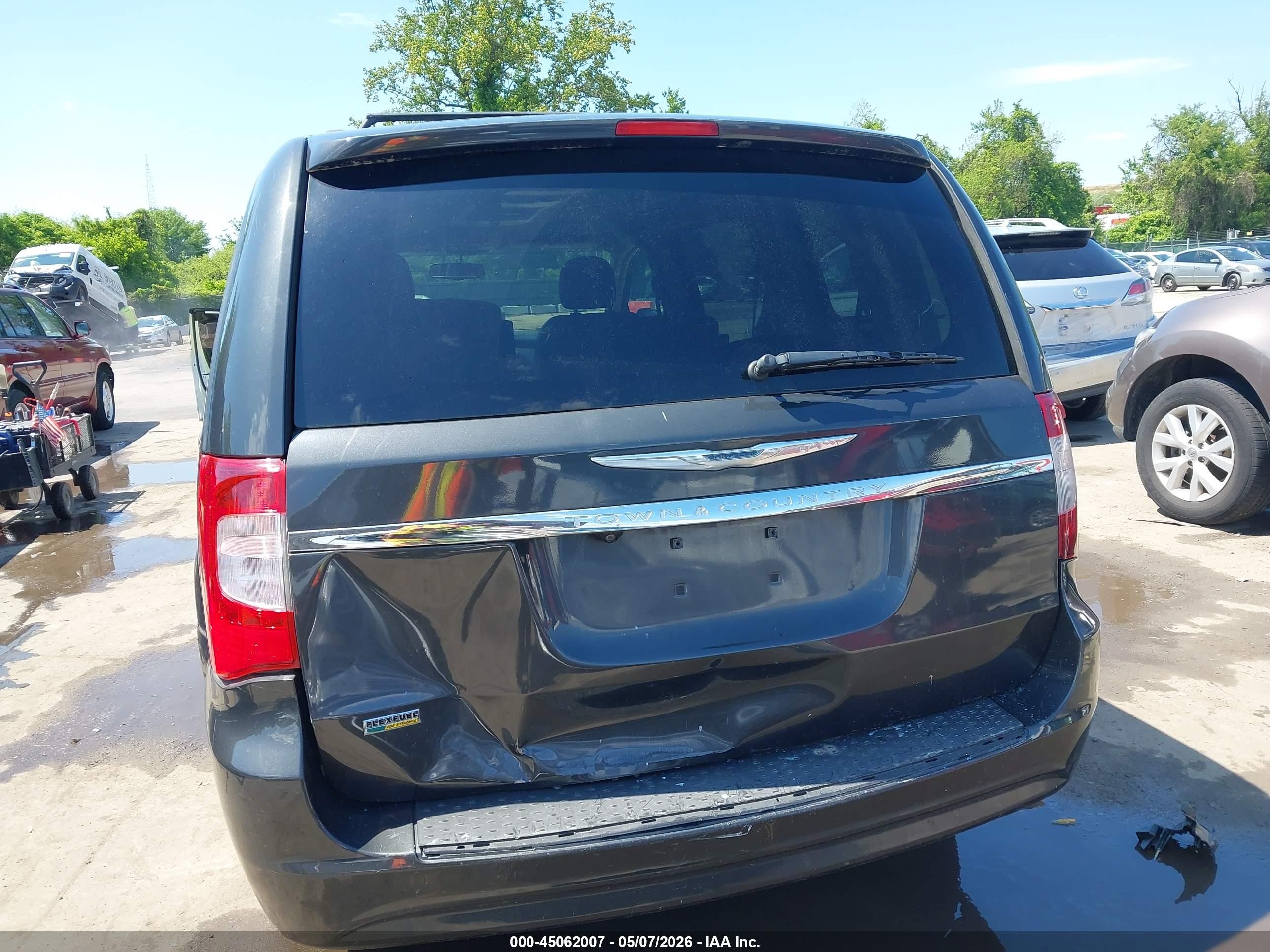 2012 Chrysler Town & Country Touring Серый vin: 2C4RC1BG2CR344826