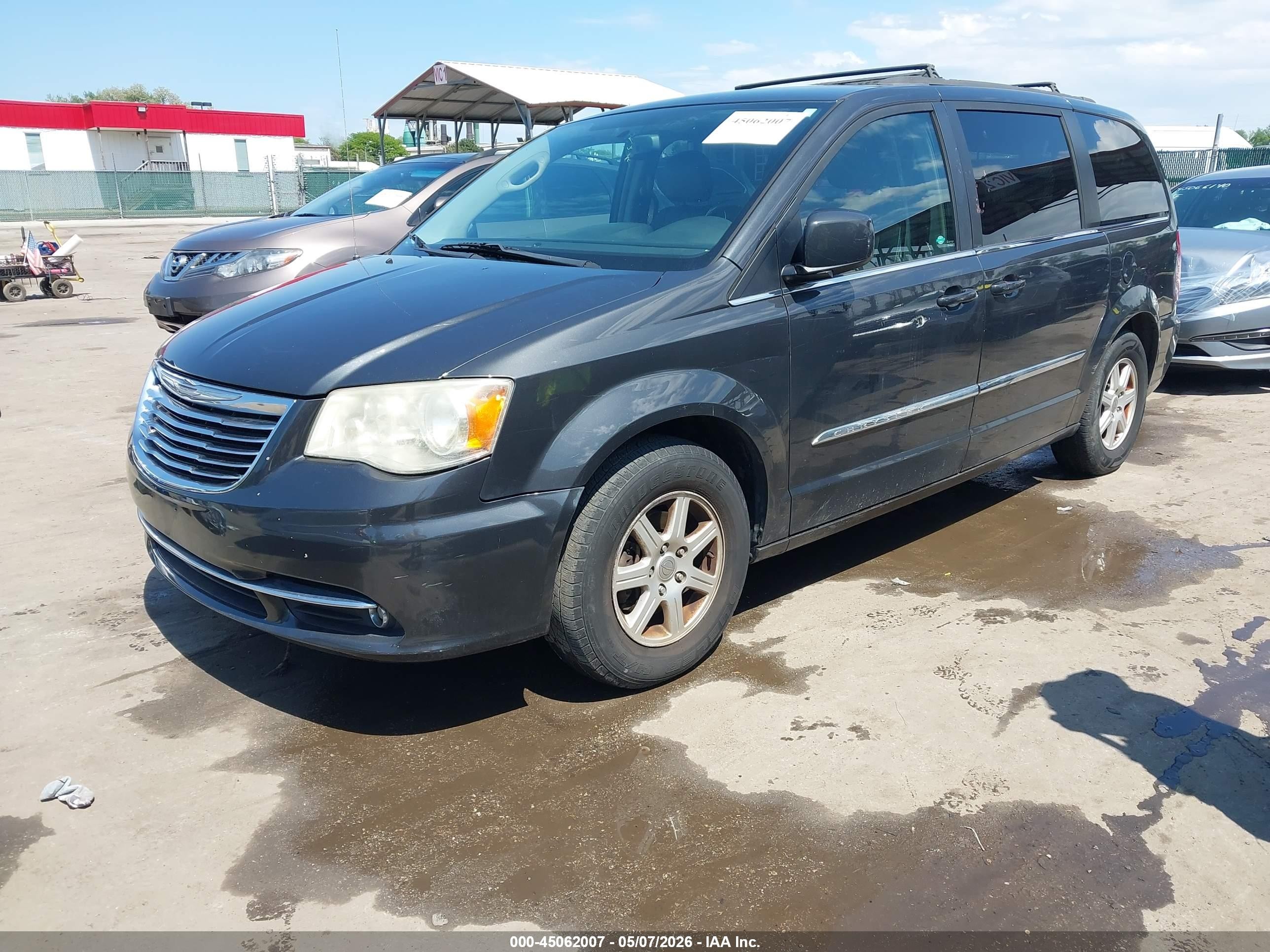 2012 Chrysler Town & Country Touring Серый vin: 2C4RC1BG2CR344826