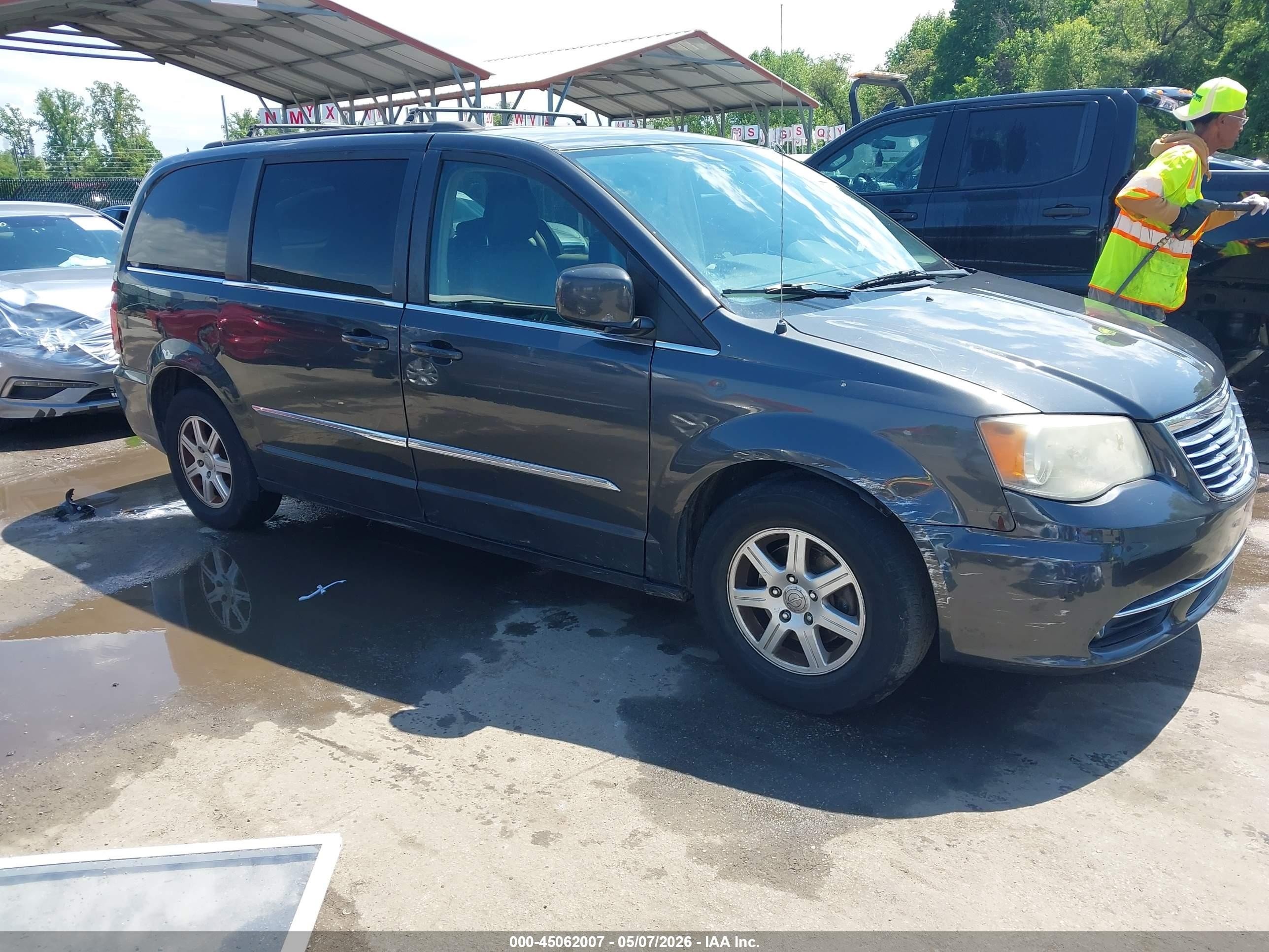 2012 Chrysler Town & Country Touring Gray vin: 2C4RC1BG2CR344826