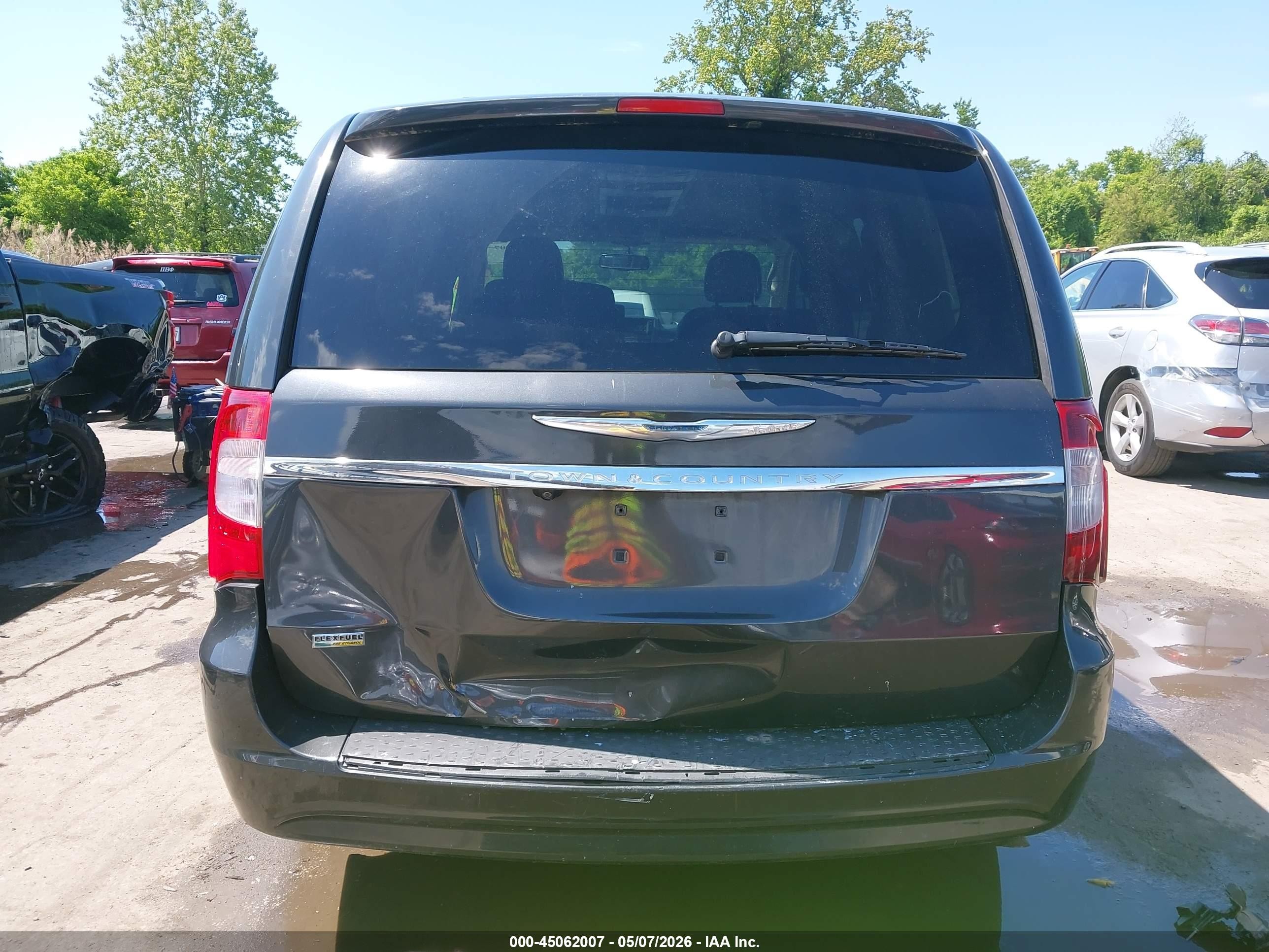 2012 Chrysler Town & Country Touring Серый vin: 2C4RC1BG2CR344826