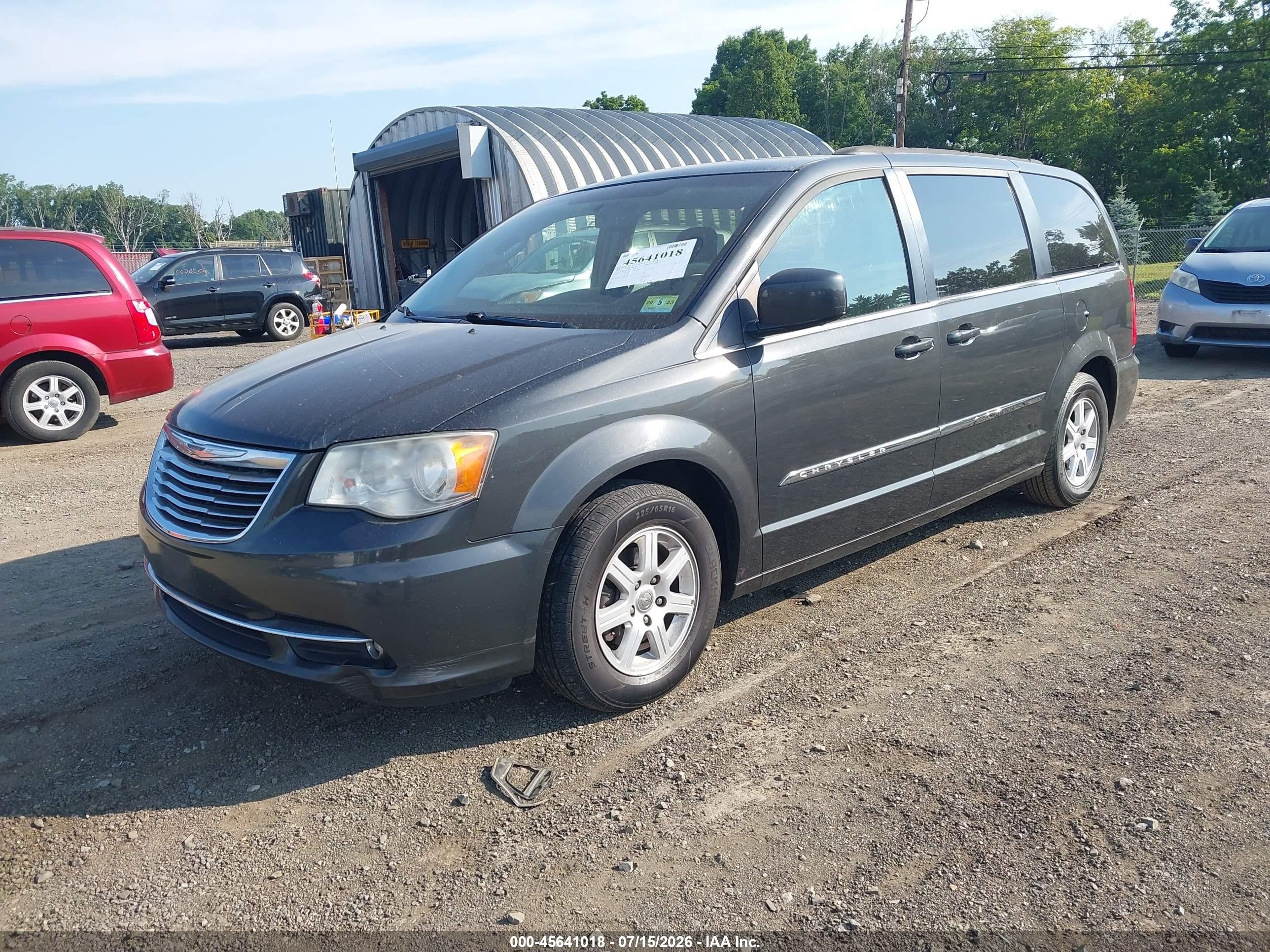 2012 Chrysler Town & Country Touring Green vin: 2C4RC1BG2CR375039