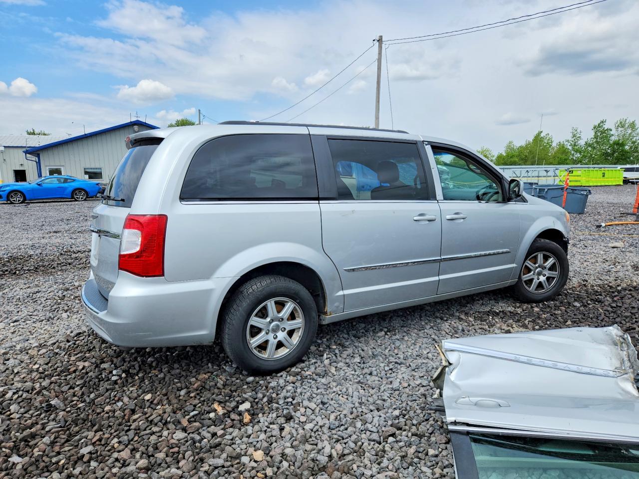 2012 Chrysler Town & Country Touring Silver vin: 2C4RC1BG2CR422991